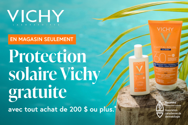 D&eacute;monstration des produits Vichy.