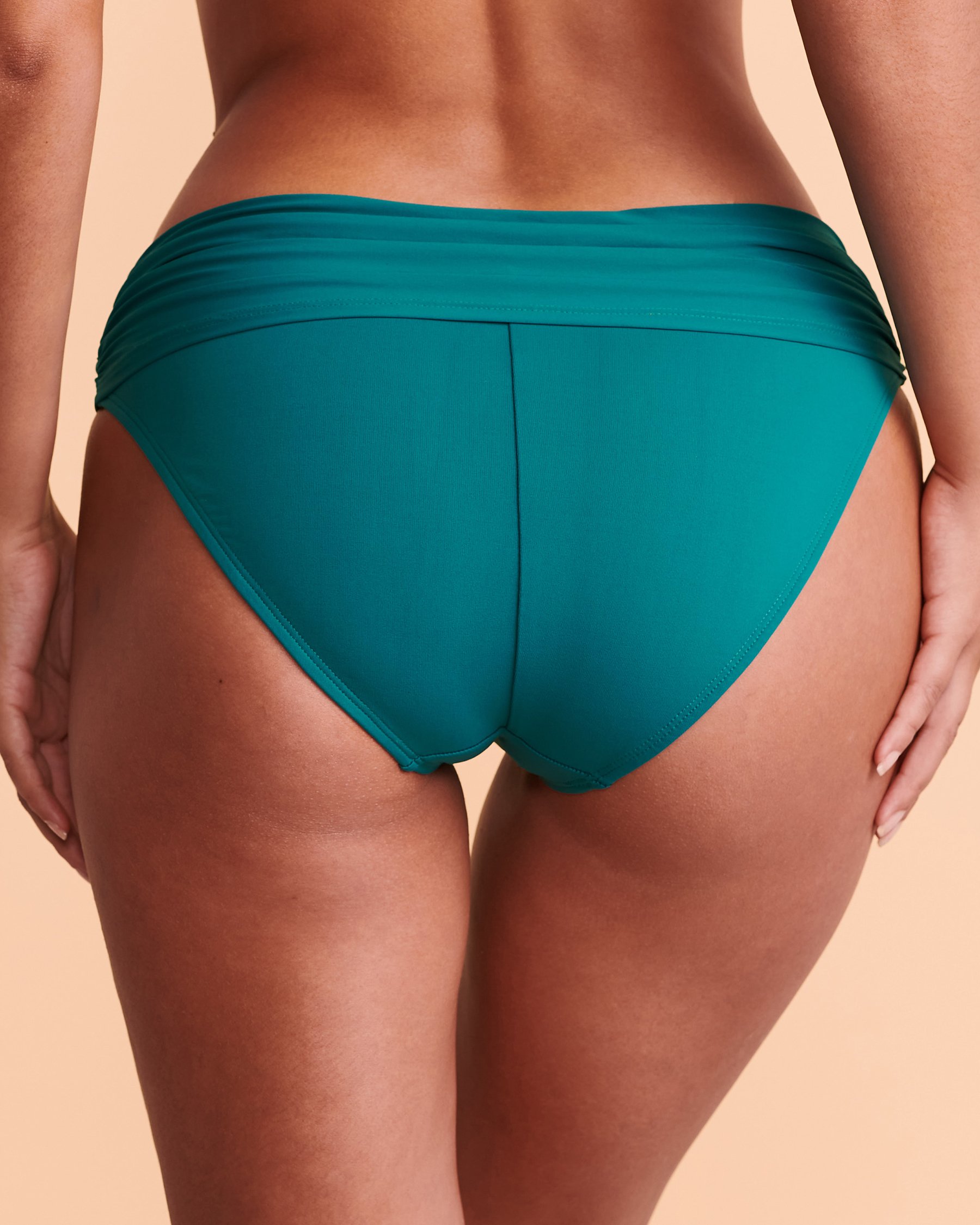 BLEU ROD BEATTIE Bas de bikini bande de taille torsadée KORE Eau profonde RBKK00511H - View2