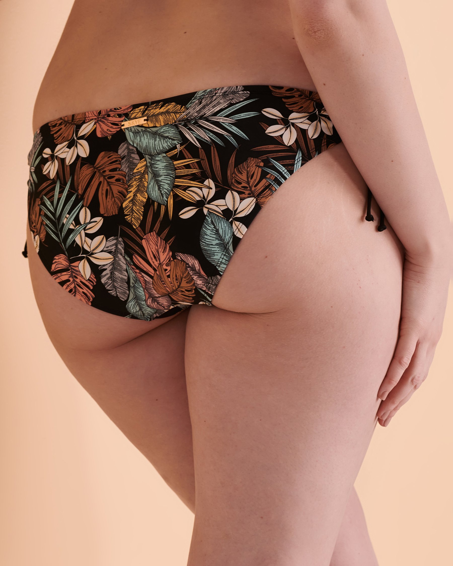 SKYE Bas de bikini noué aux hanches Juliana MANAUS Imprimé tropical BV722148 - View2