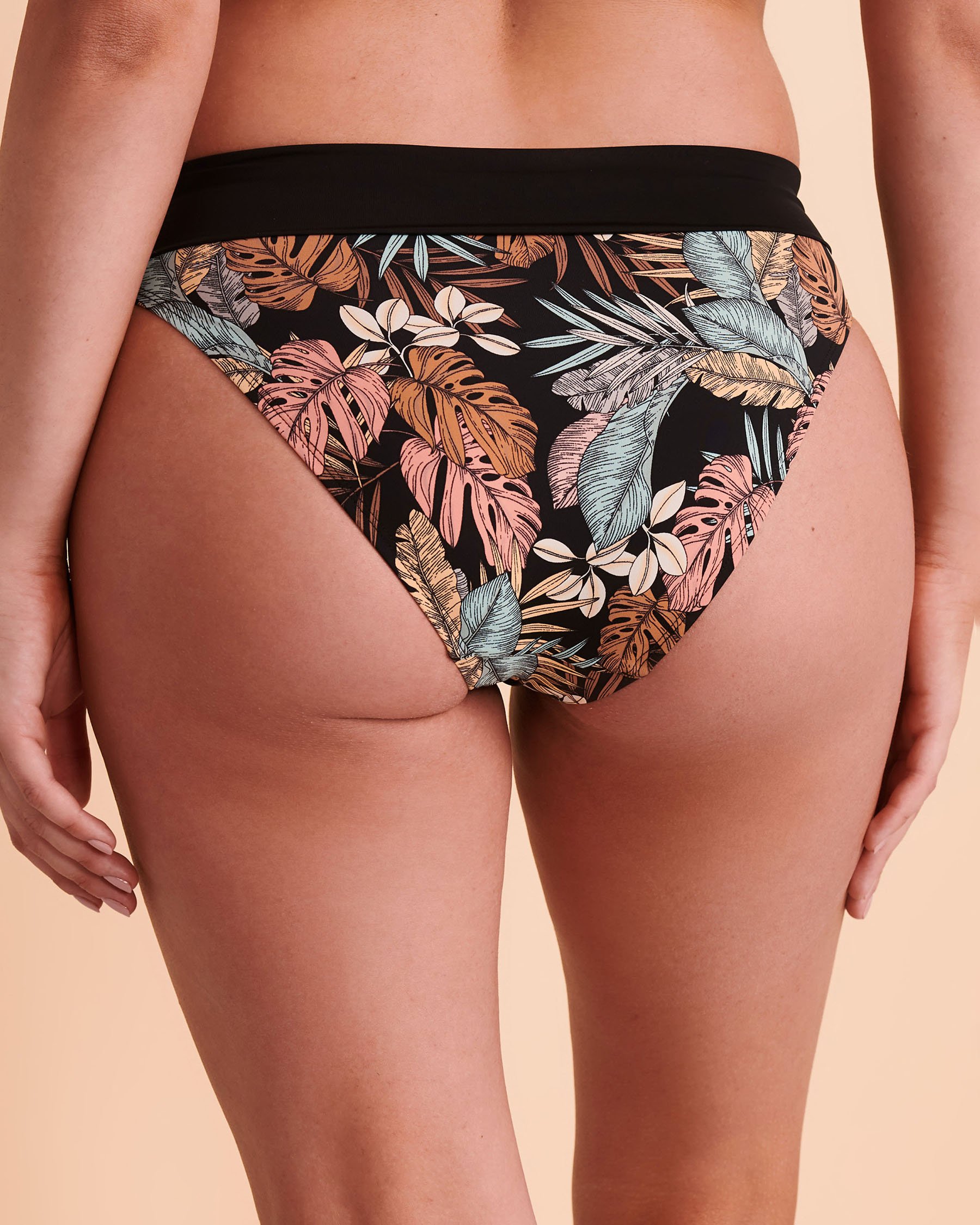 SKYE Bas de bikini taille haute Rachel MANAUS Imprimé tropical SK72254 - View5