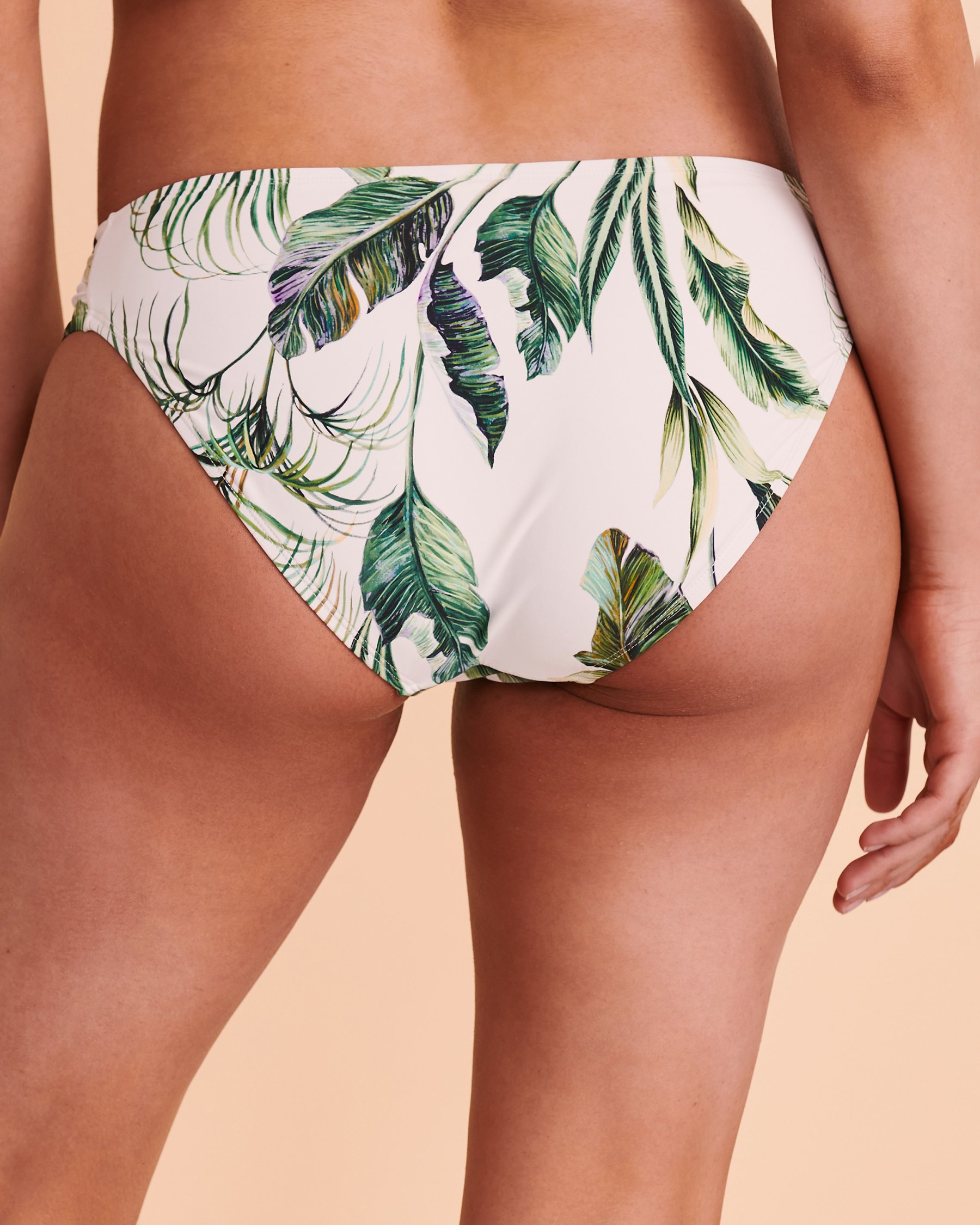 JANTZEN Bas de bikini côtés plissés THE JUNGLE LOOK Imprimé floral JZ22382H - View2