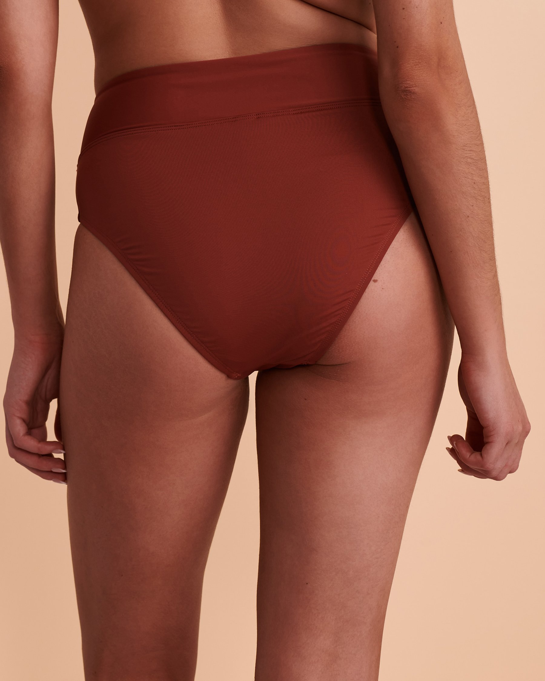 LA BLANCA ISLAND GODDESS Twisted Bikini Bottom Cinnamon LB2IG99 - View2