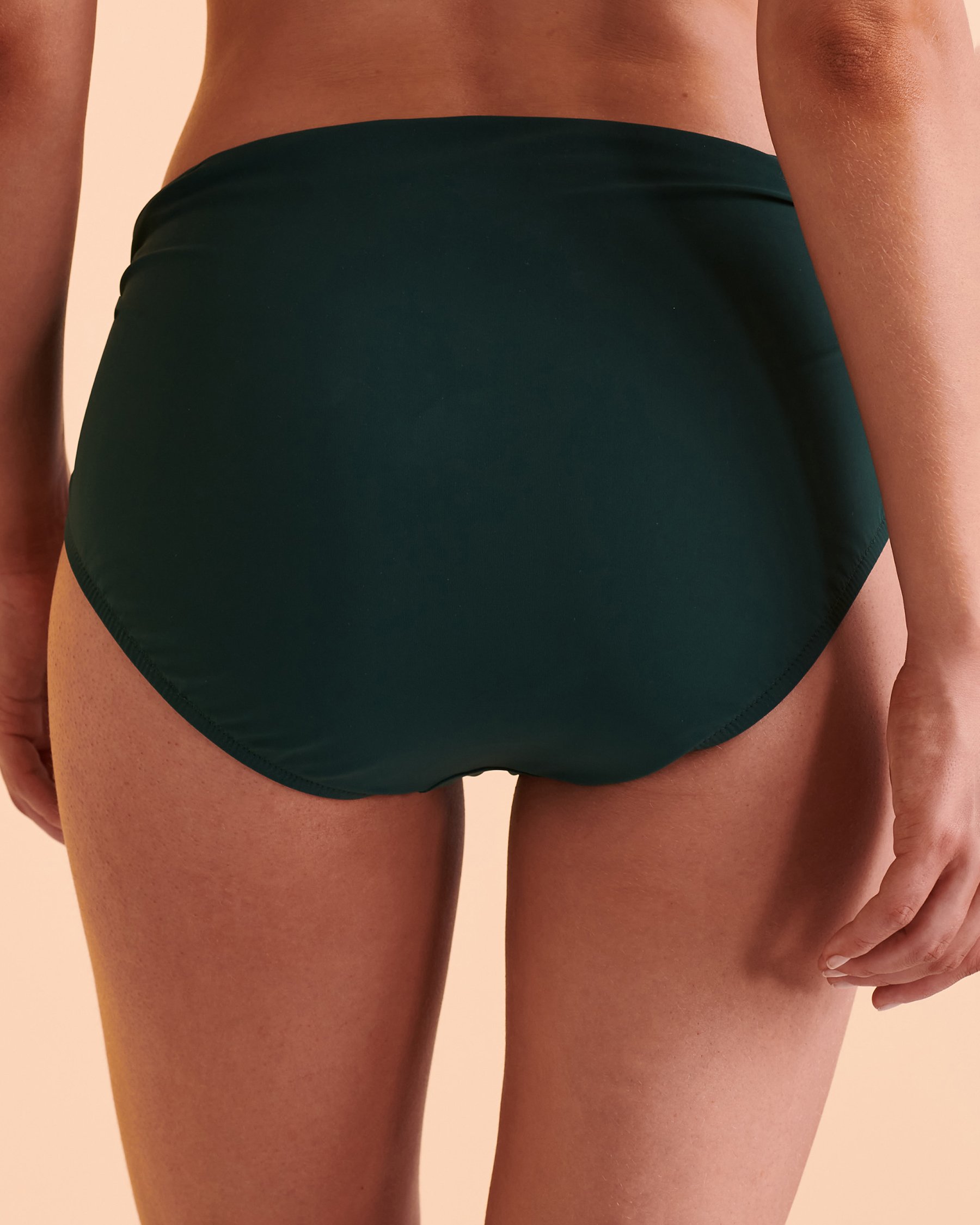 PROFILE Bas de bikini taille mi-haute TUTTI FRUTTI Émeraude foncé ET23-1P55 - View2