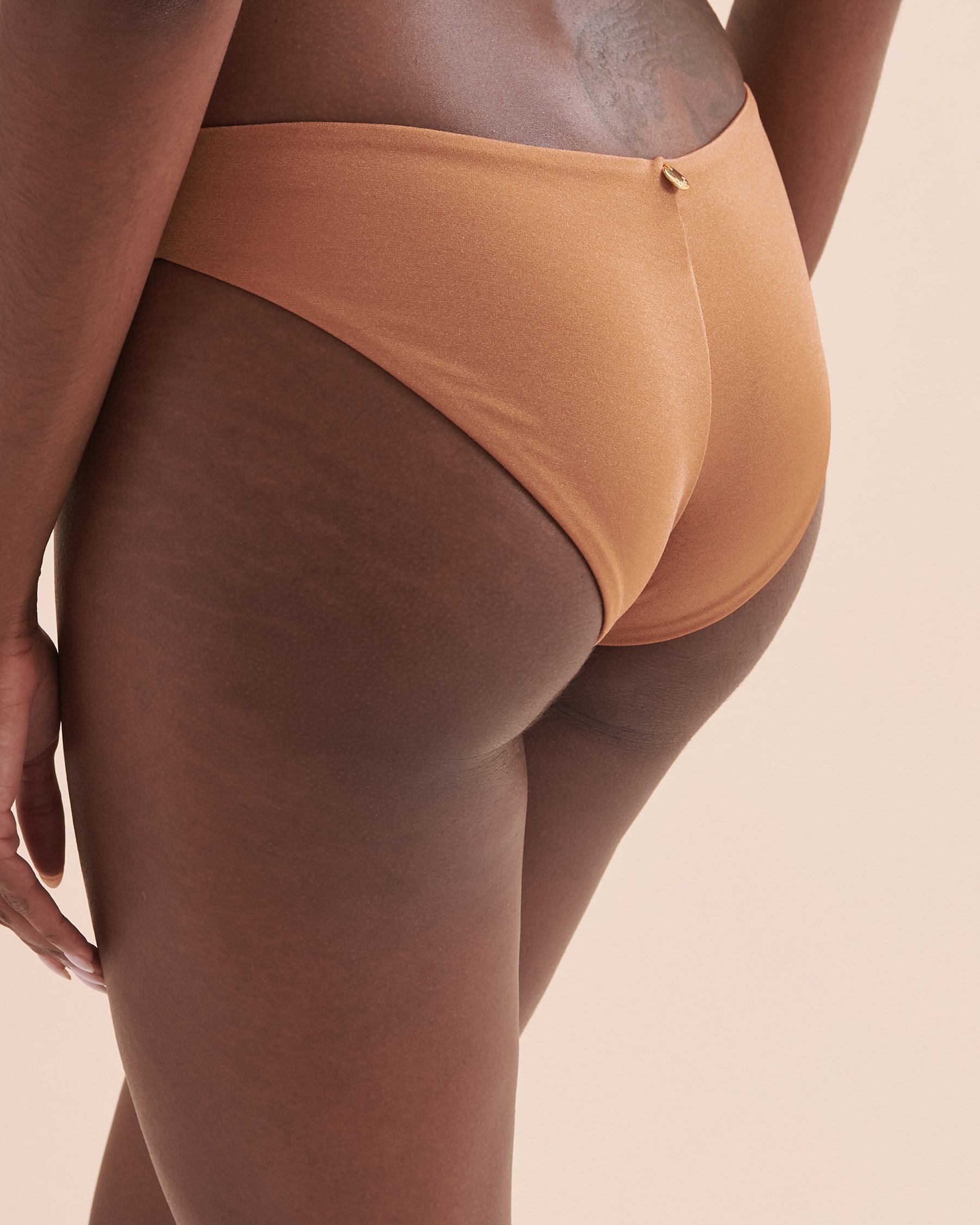 KIBYS Arabesk Web Cheeky Bikini Bottom Caramel 88414 - View3