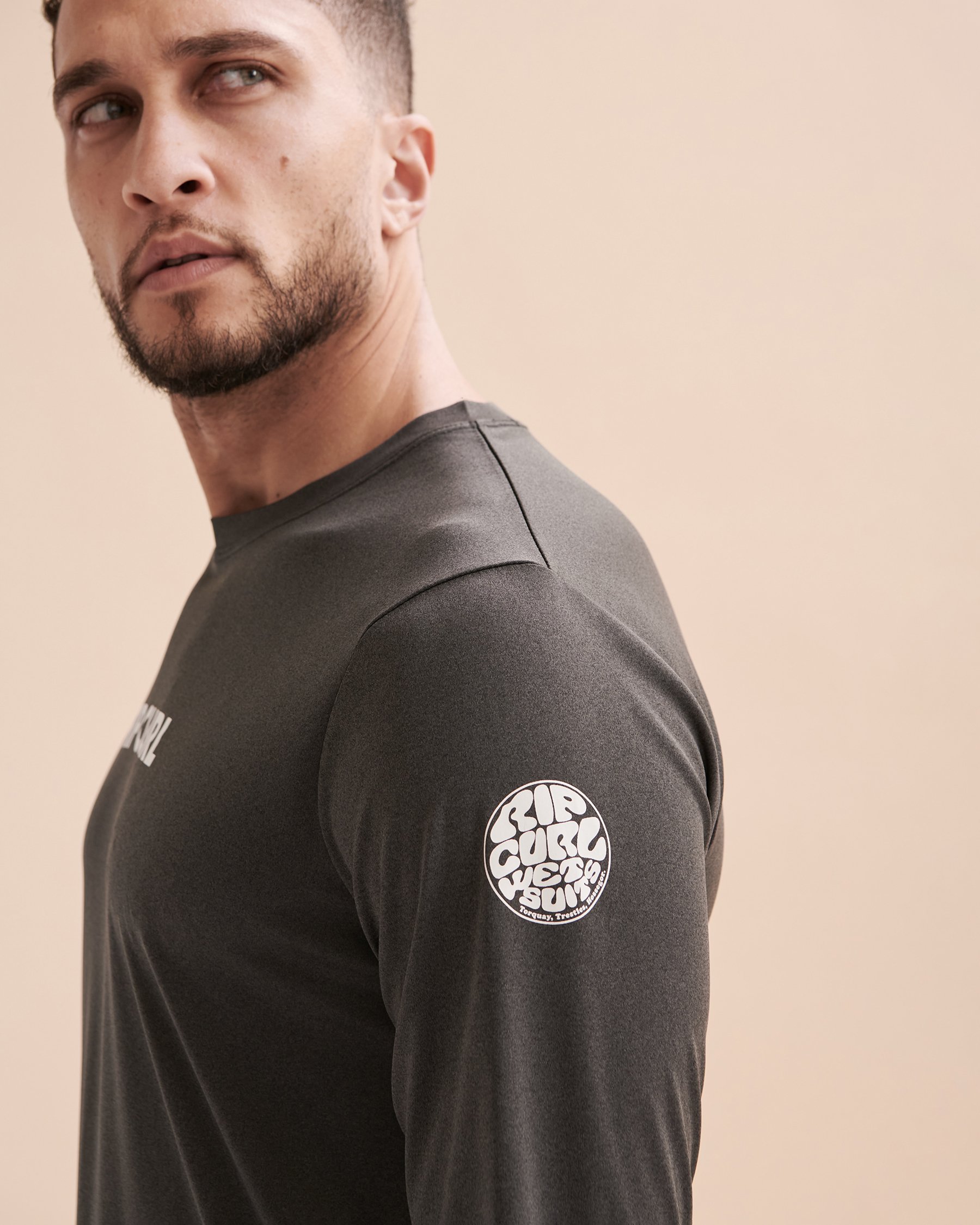 RIP CURL Dawn Patrol Long Sleeve UV Rashguard Black 151MRV - View7