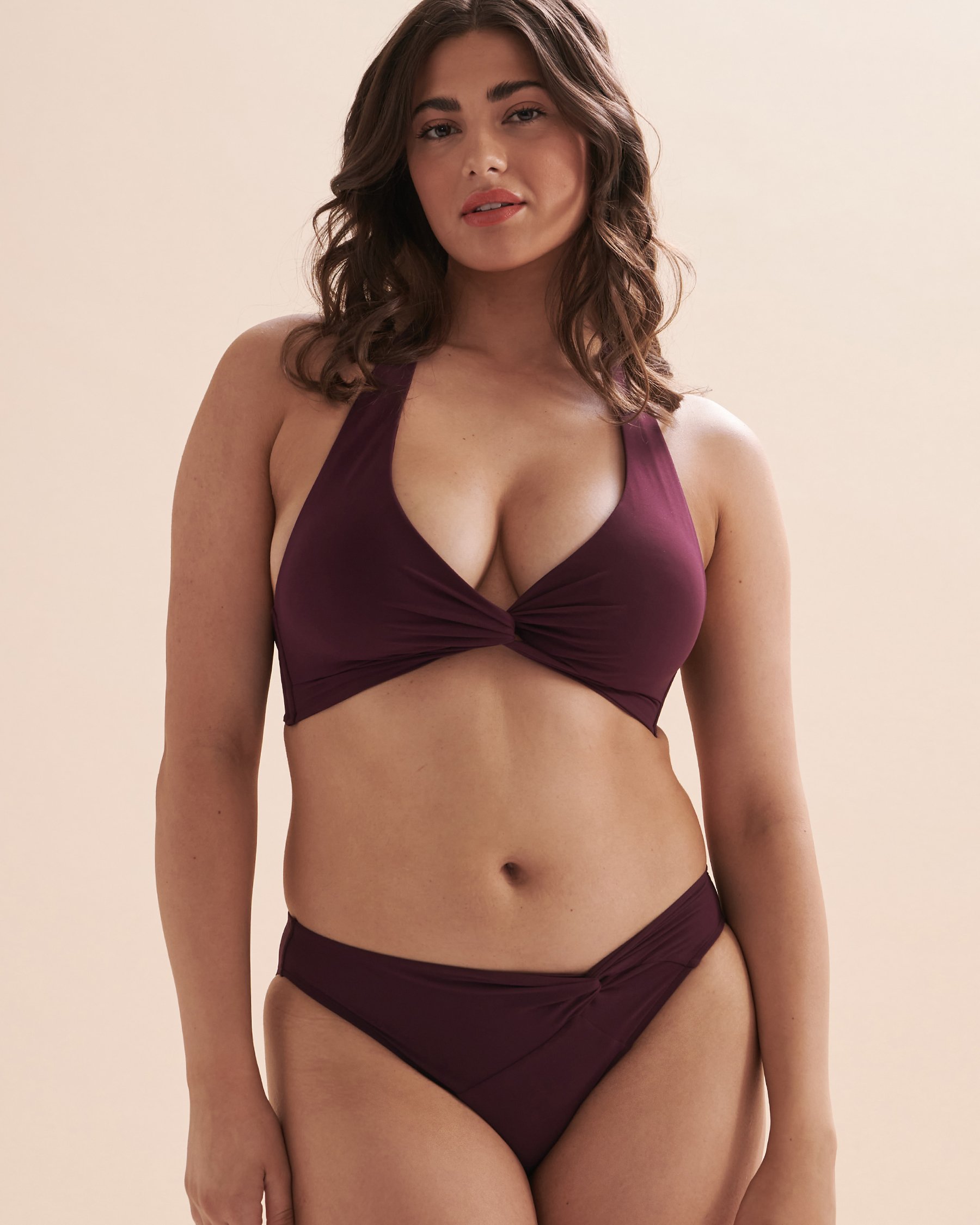 JETS AUSTRALIA Bas de bikini aux hanches torsadé à l'avant Jetset Port J3887 - Voir4