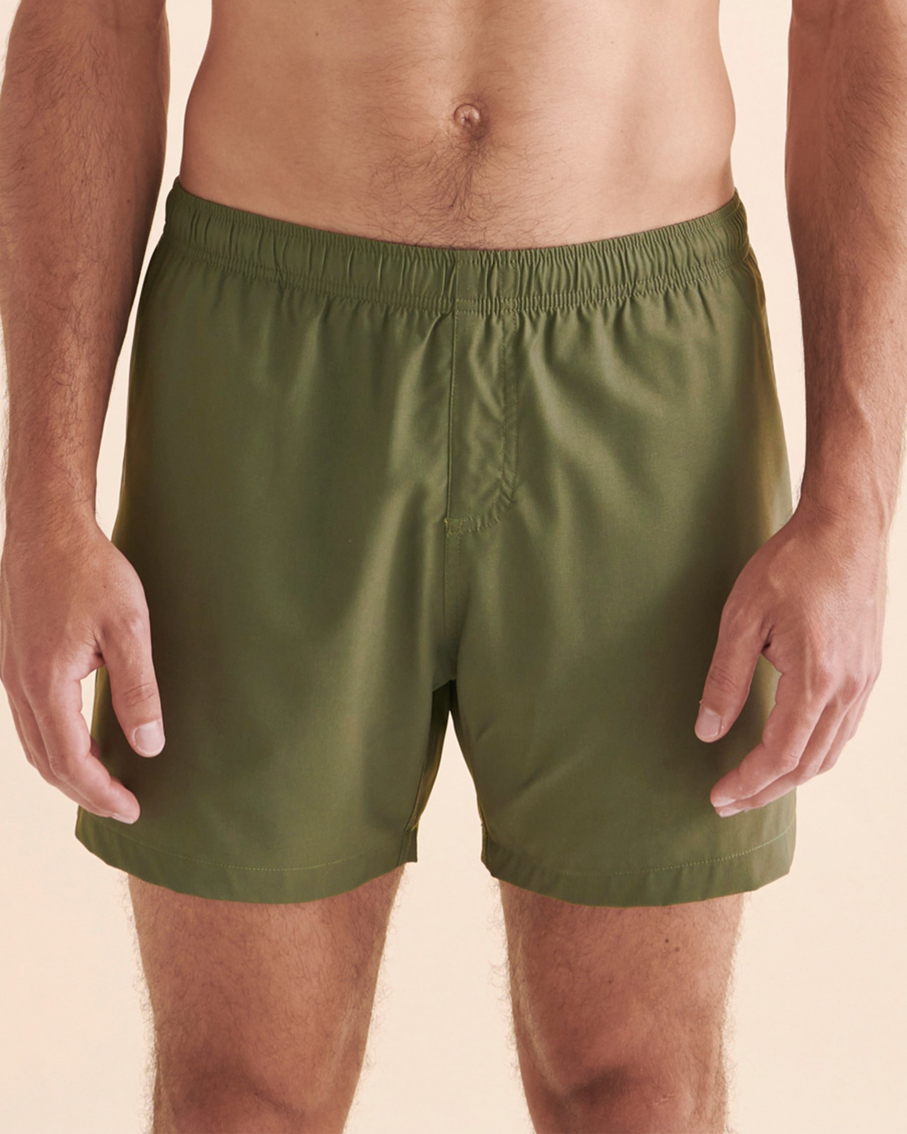 BERMIES Green & Pineapple Volley Swimsuit Khaki GREEN-SPOSH - View2