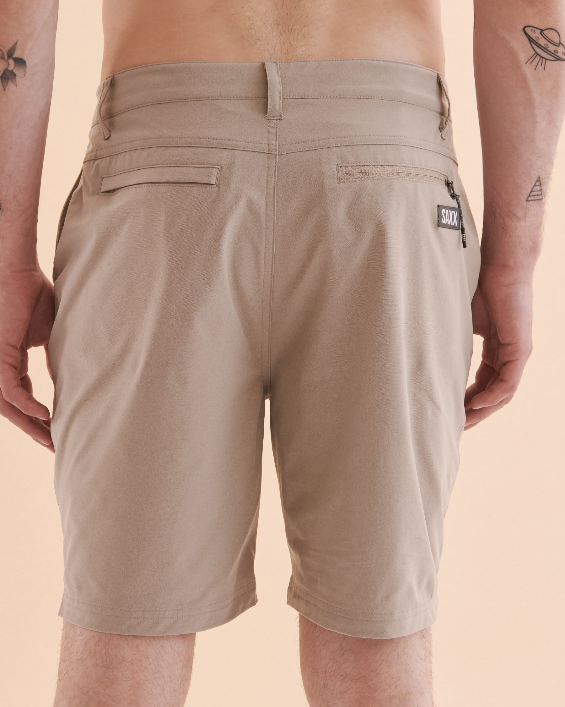 SAXX Short hybride Go To Town Kaki vintage SXSP06L - Voir3