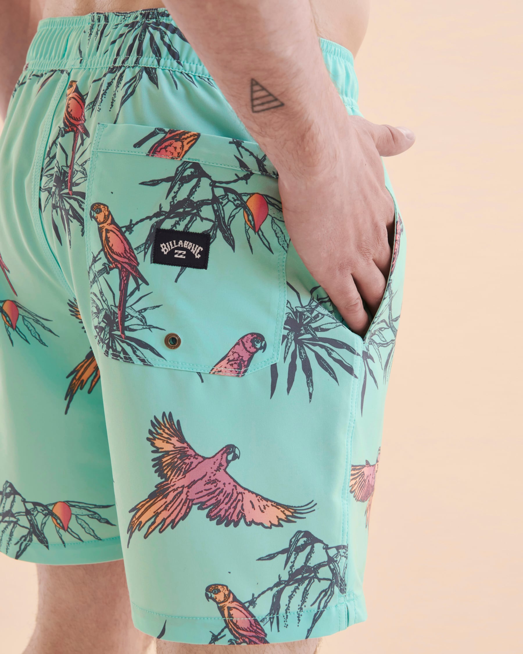 BILLABONG Sundays Layback Volley Swimsuit Mint ABYJV00103 - View7