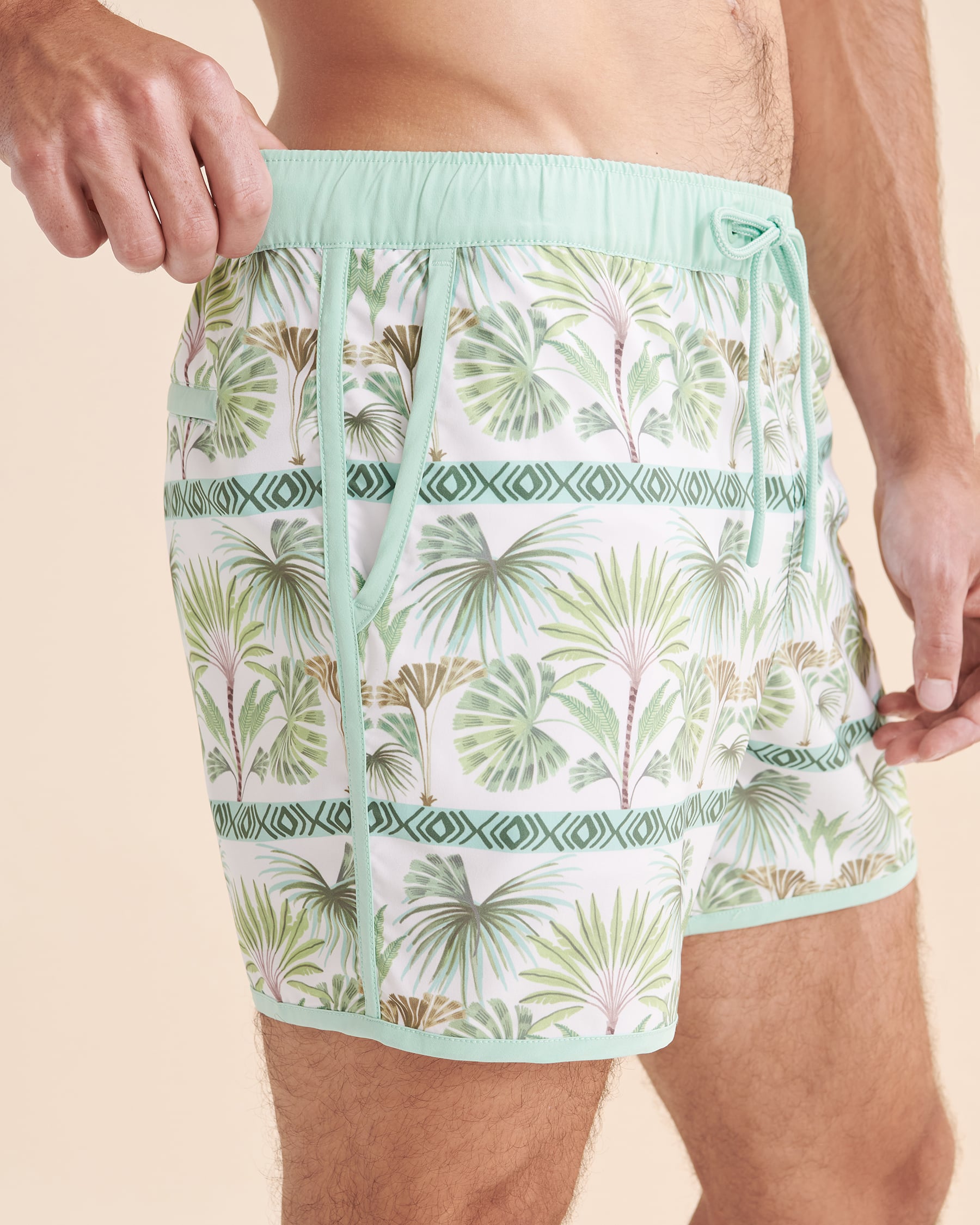 EVERYDAY SUNDAY Topic Illusion Volley Swimsuit Cypress Tree ESBEAM01007 - View4