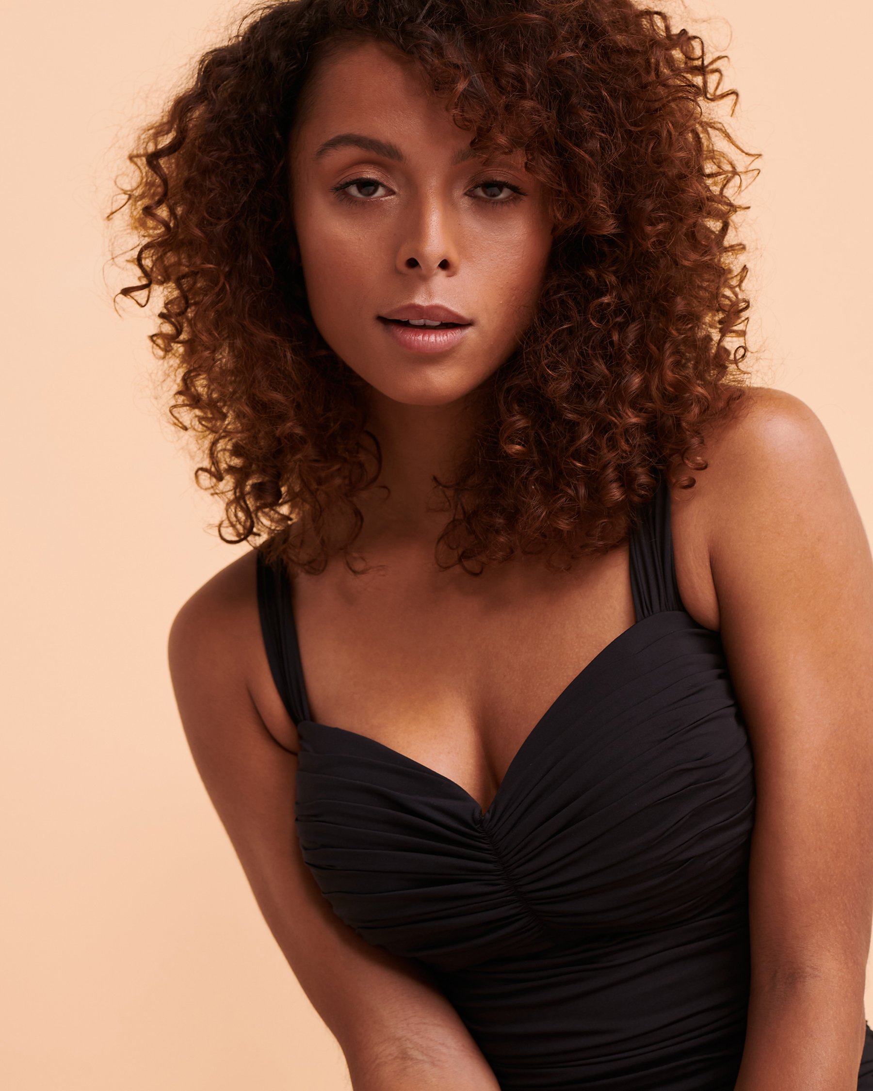 BLEU ROD BEATTIE KORE Bandeau One-piece Swimsuit Black RBKK00978 - View5