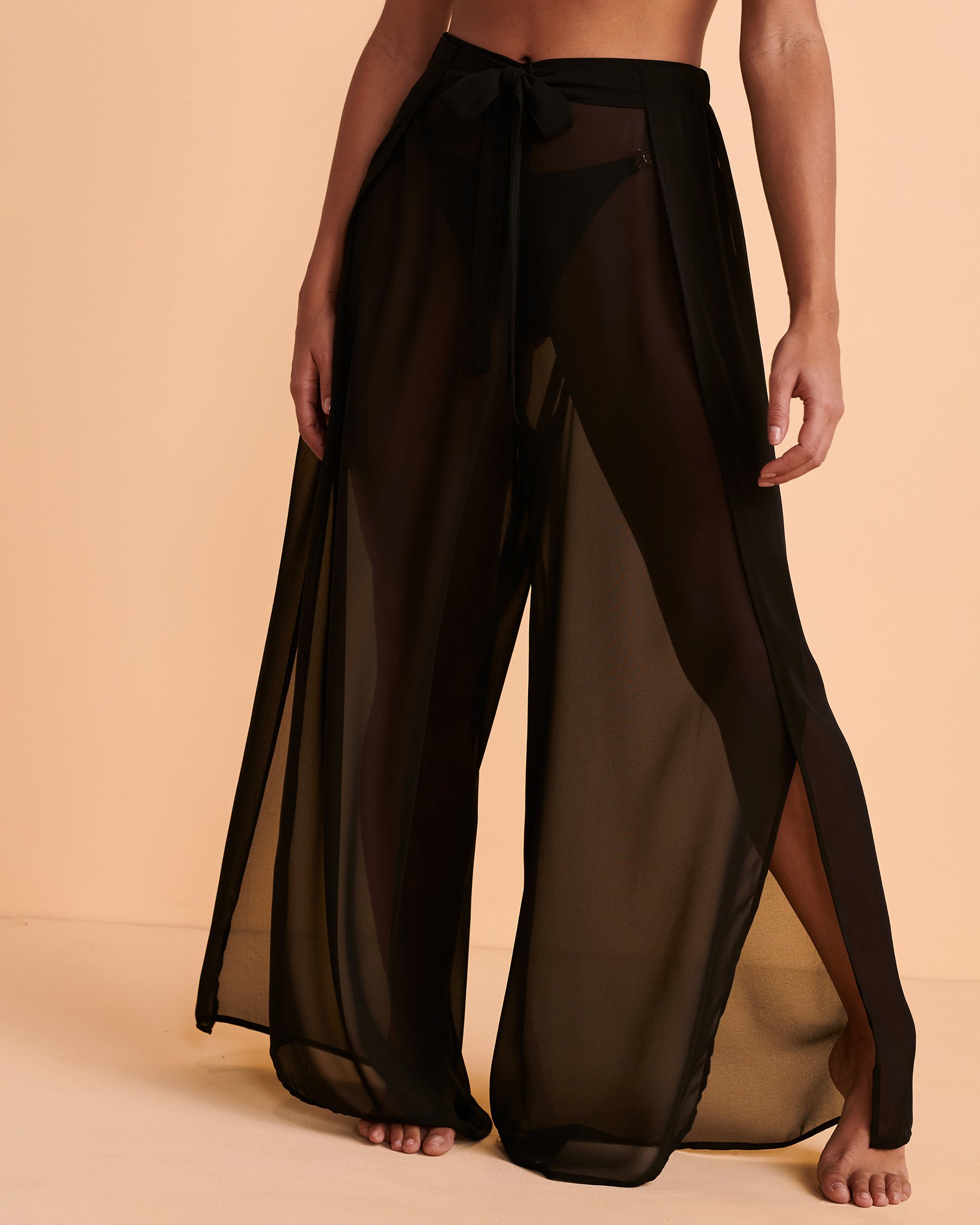 SANTEMARE Pants with Belt Black 02200019 - View9