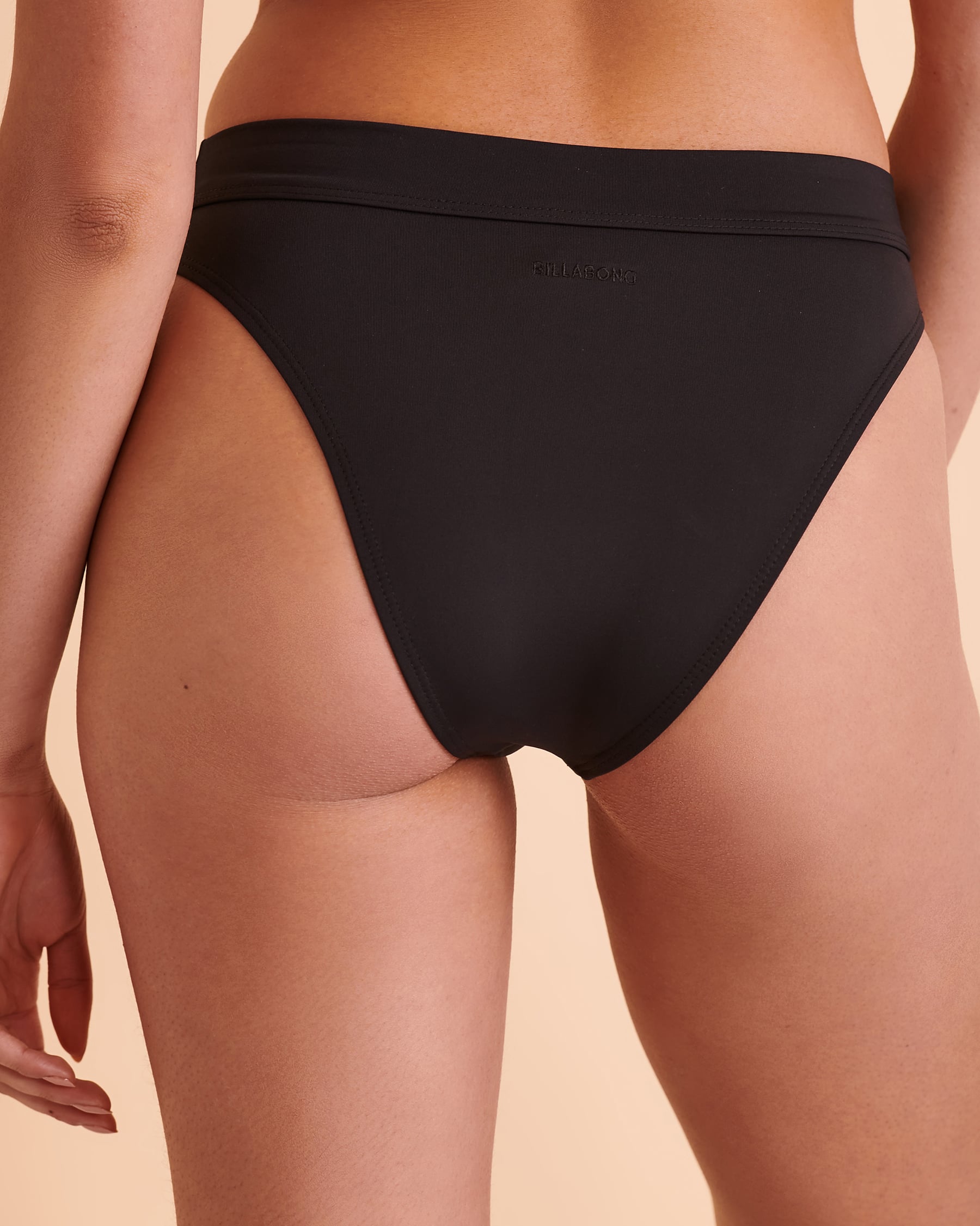 BILLABONG SOL SEARCHER Maui Rider High Waist Bikini Bottom Black ABJX400136 - View2