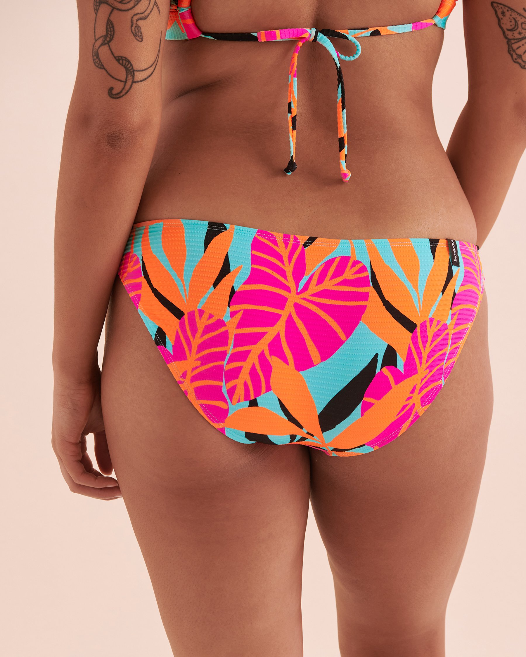 BODY GLOVE Canopy Flirty Surf Low Rise Bikini Bottom Tropical Print 3964141 - View2