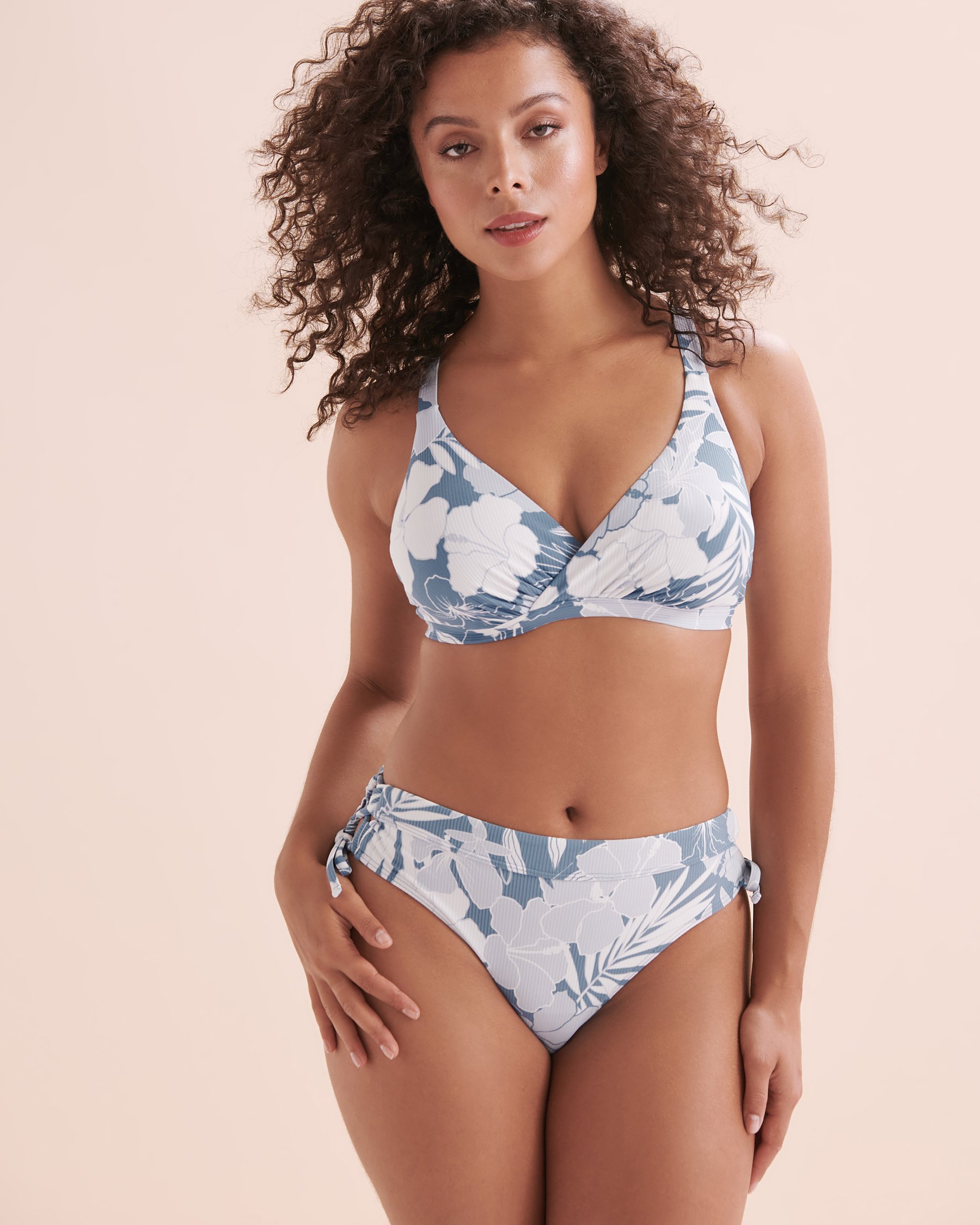 EAU DE SEA Oasis Crossed Bikini Top Oasis Blue 01100296 - View5