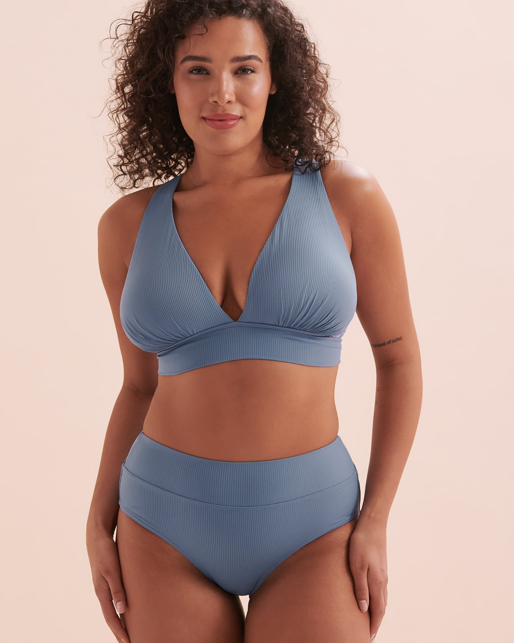 EAU DE SEA Oasis D Cup Triangle Bikini Top Blue 01200075 - View5