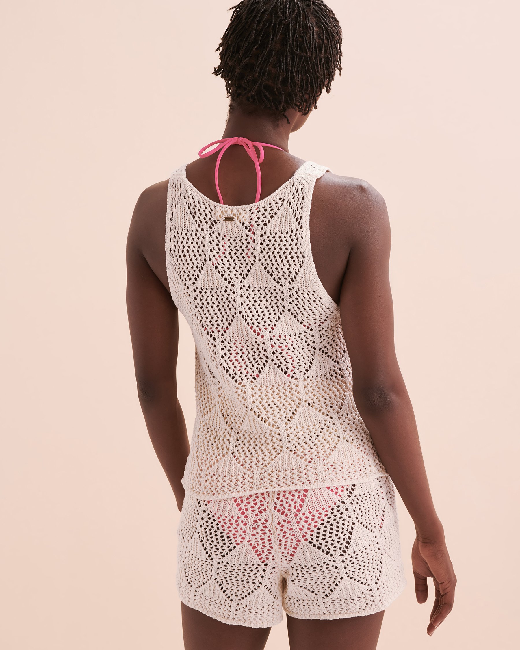 RIP CURL Camisole en crochet Island Hopper Blanc cassé 021WKN - View2