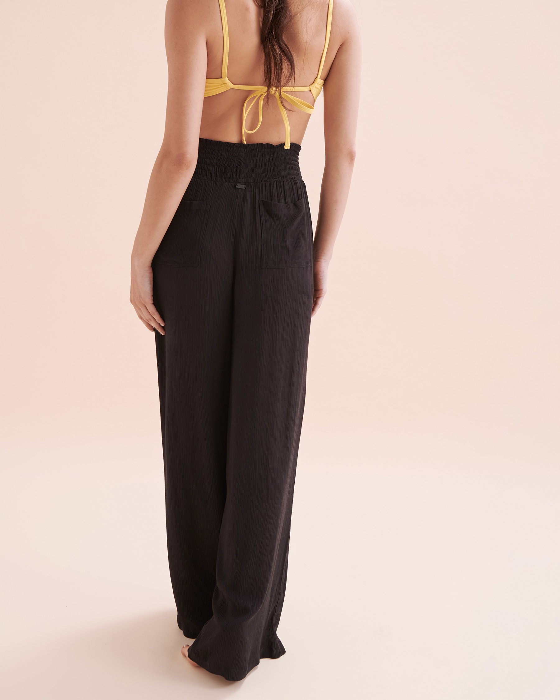 TROPIK Wide Leg Pants Black 02200063 - View4