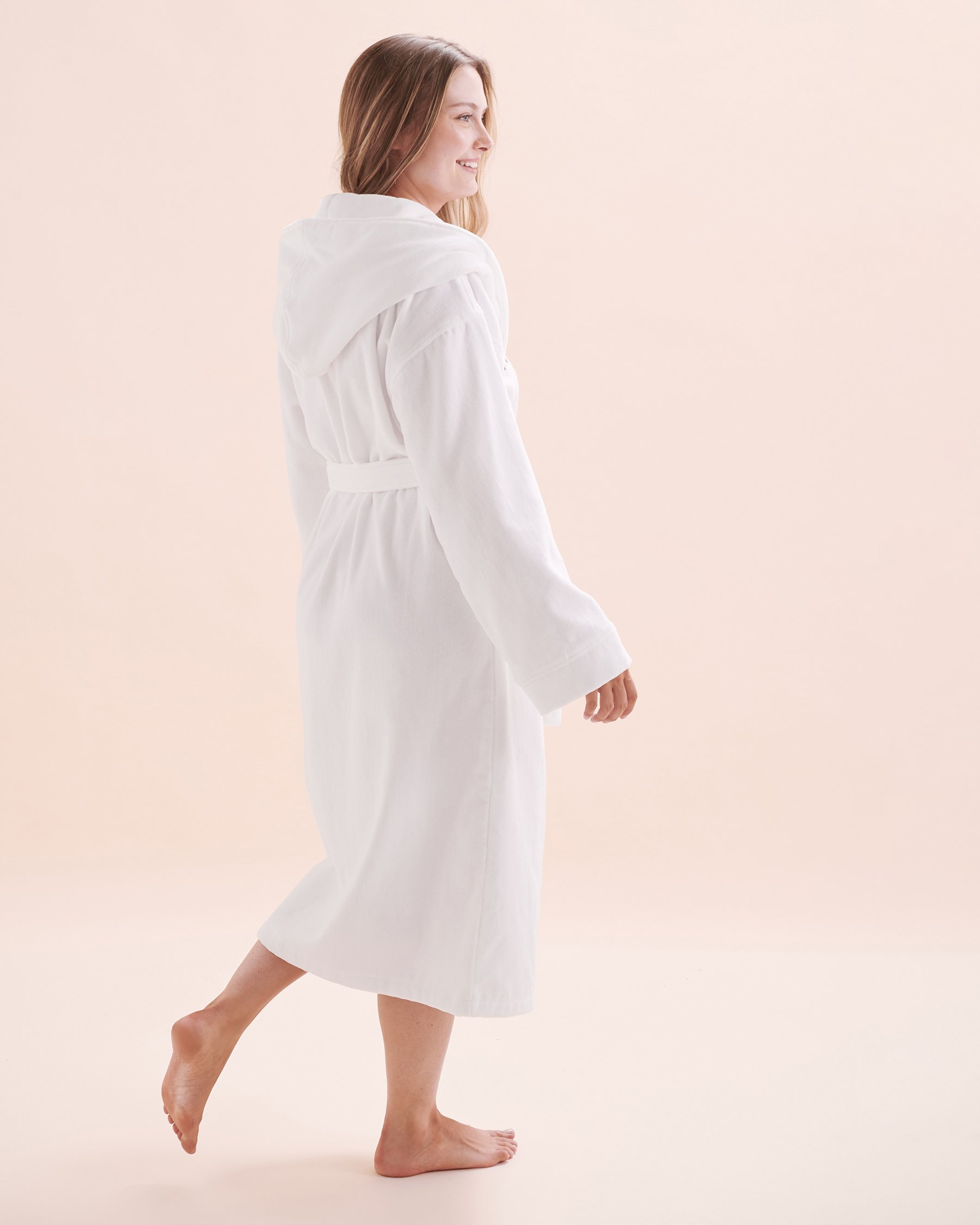 MY BIKINI STORY Cotton Terry Bathrobe White 09200010 - View6