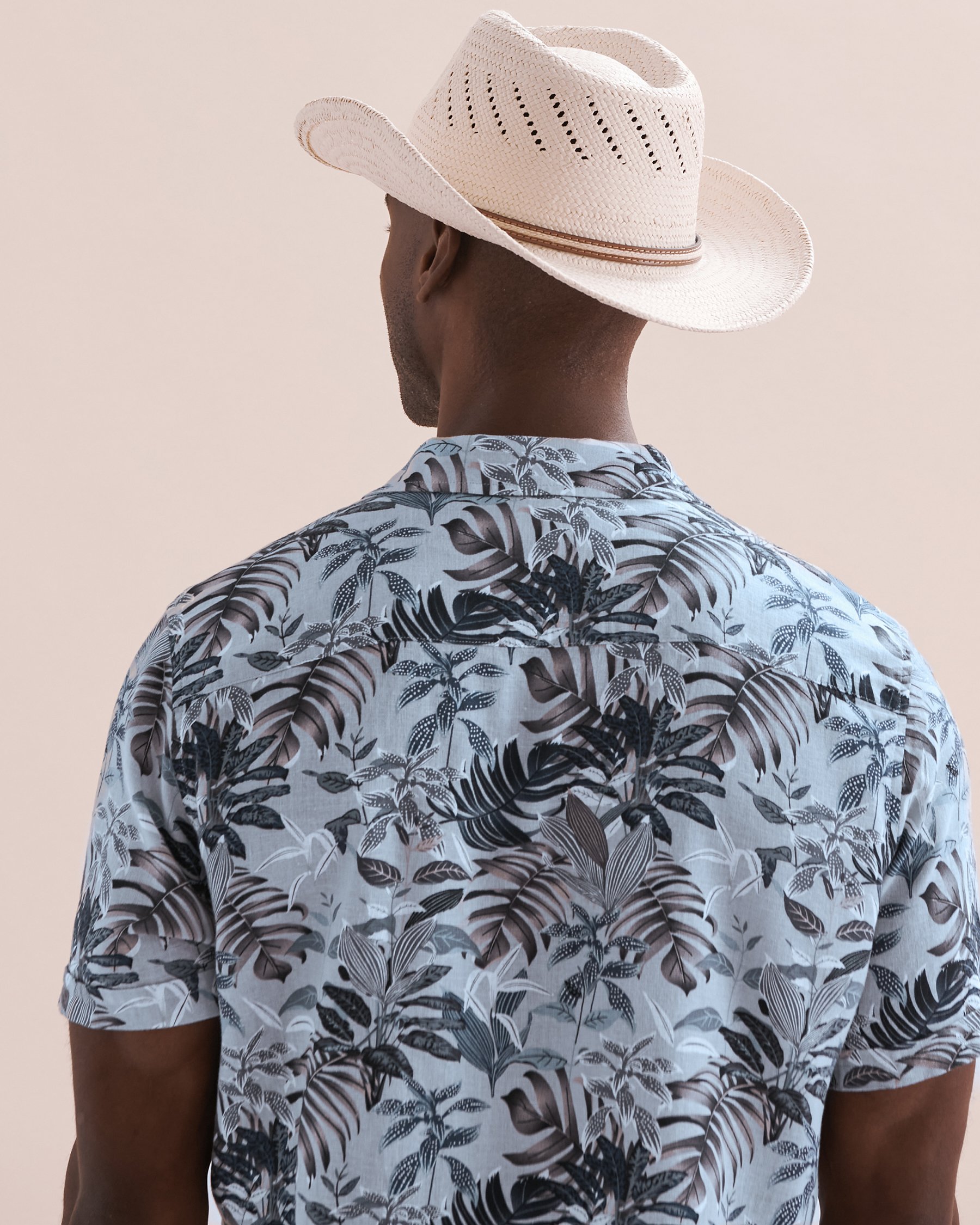 FINDS Panama Straw Hat Beige LA412-12674 - View2