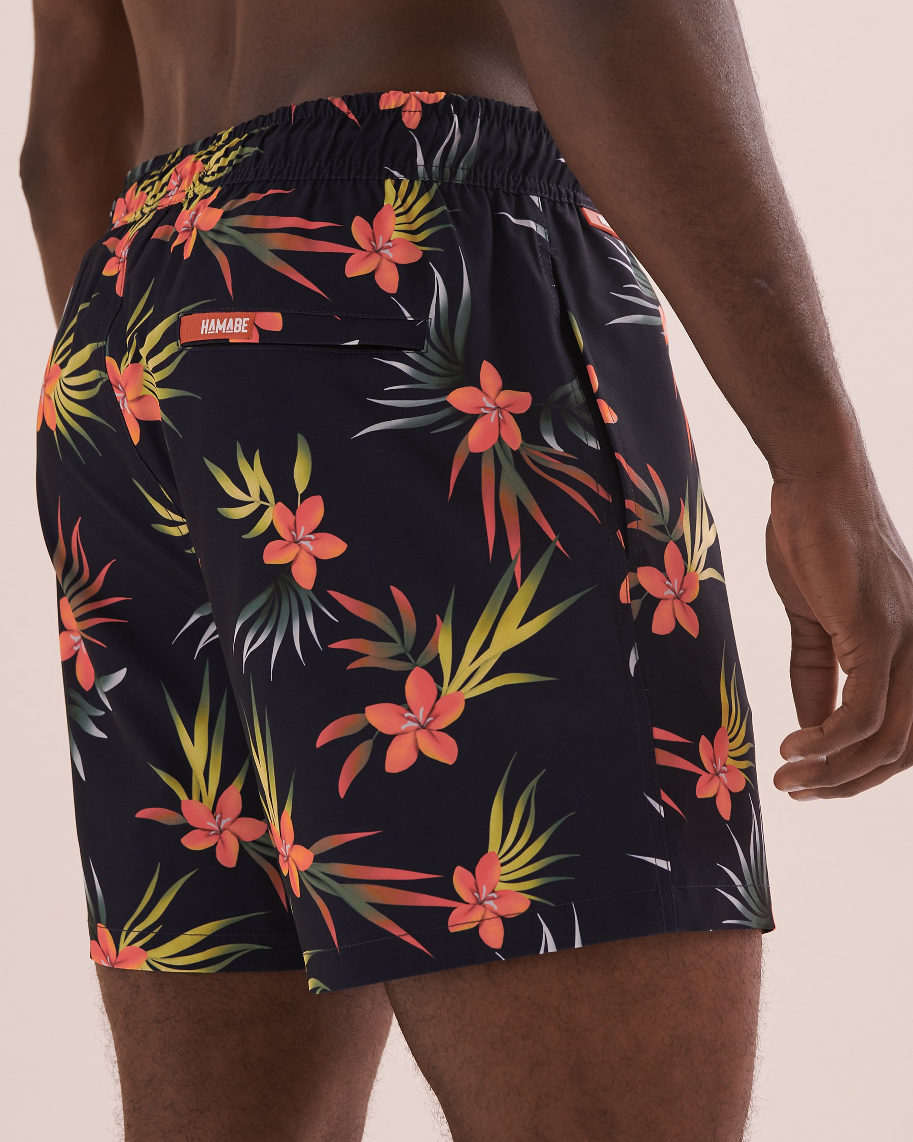 HAMABE Maillot volley Bleu marine/Tropiques 03100036 - Voir3