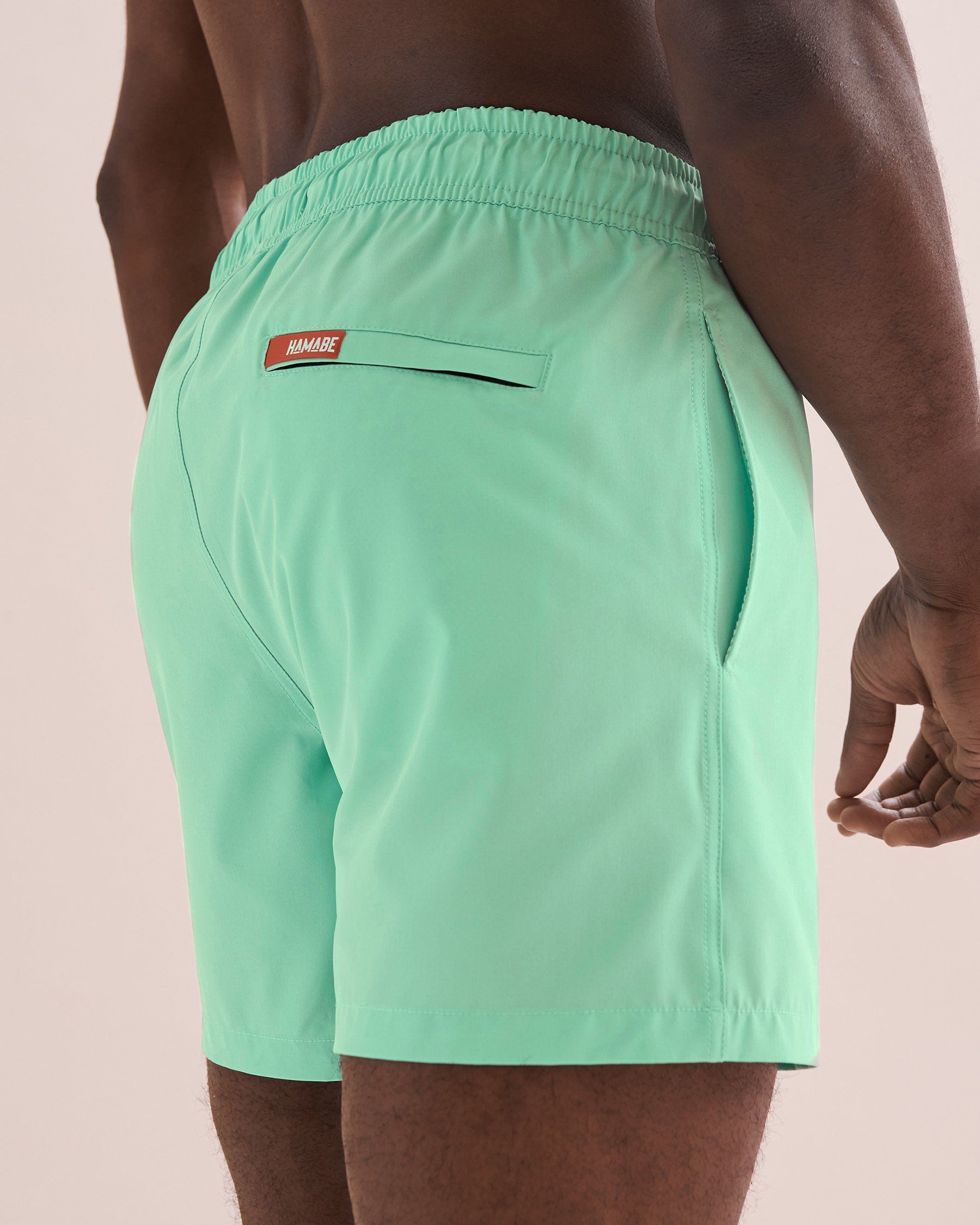 HAMABE Volley Swimsuit Ocean Wave Blue 03100037 - View3