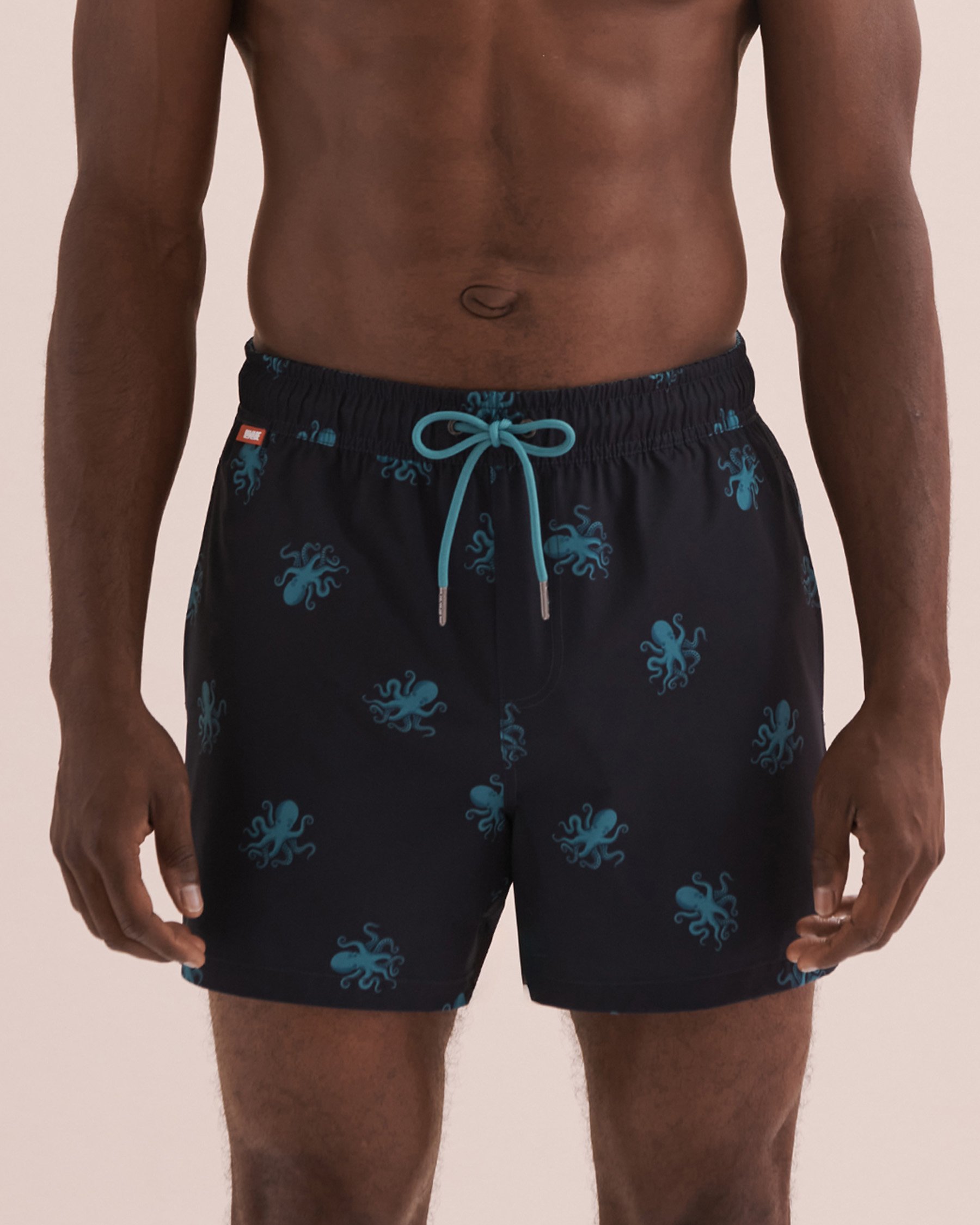 HAMABE Volley Swimsuit Blue Octopus 03100037 - View4