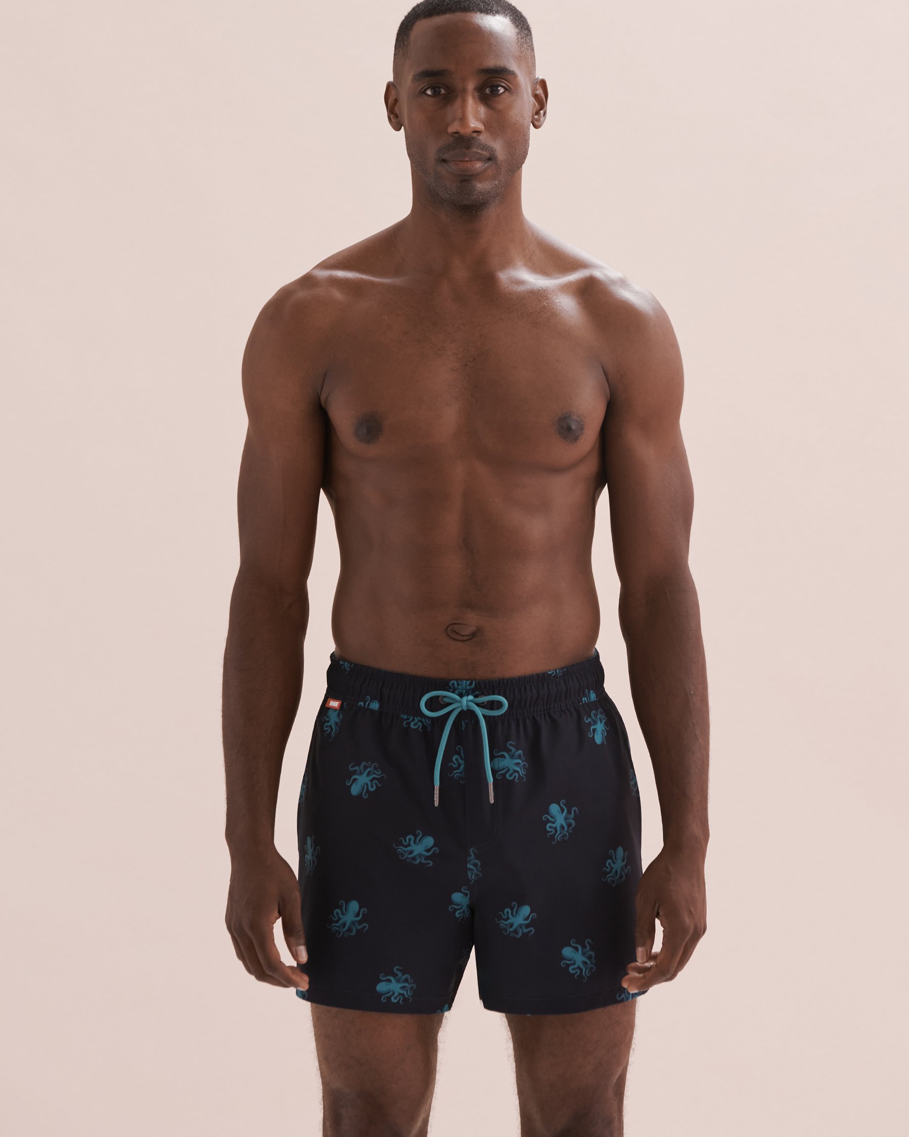 HAMABE Volley Swimsuit Blue Octopus 03100037 - View8