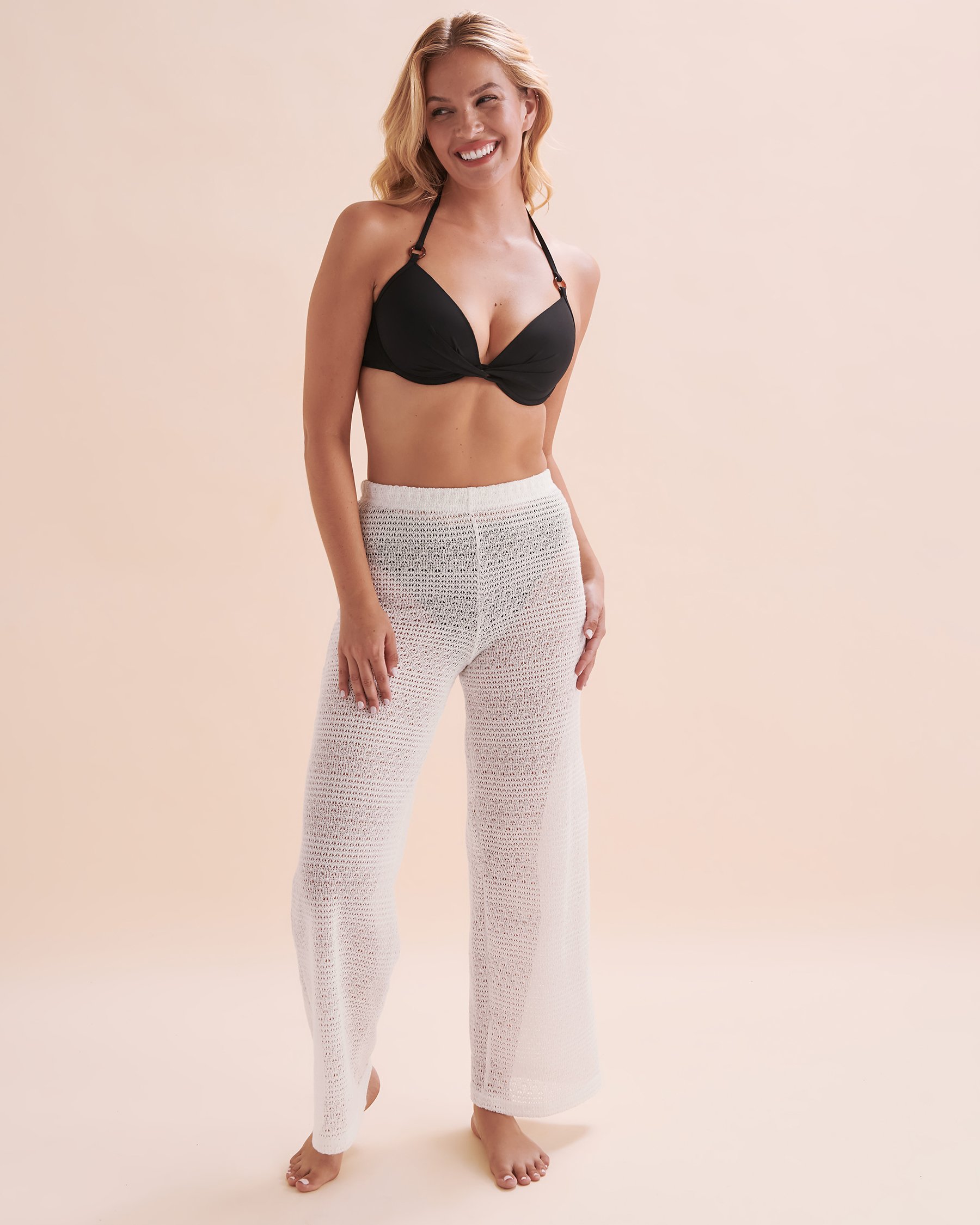 COVER ME Moroccan Crochet Pants Cream/Off White 25027025 - View3