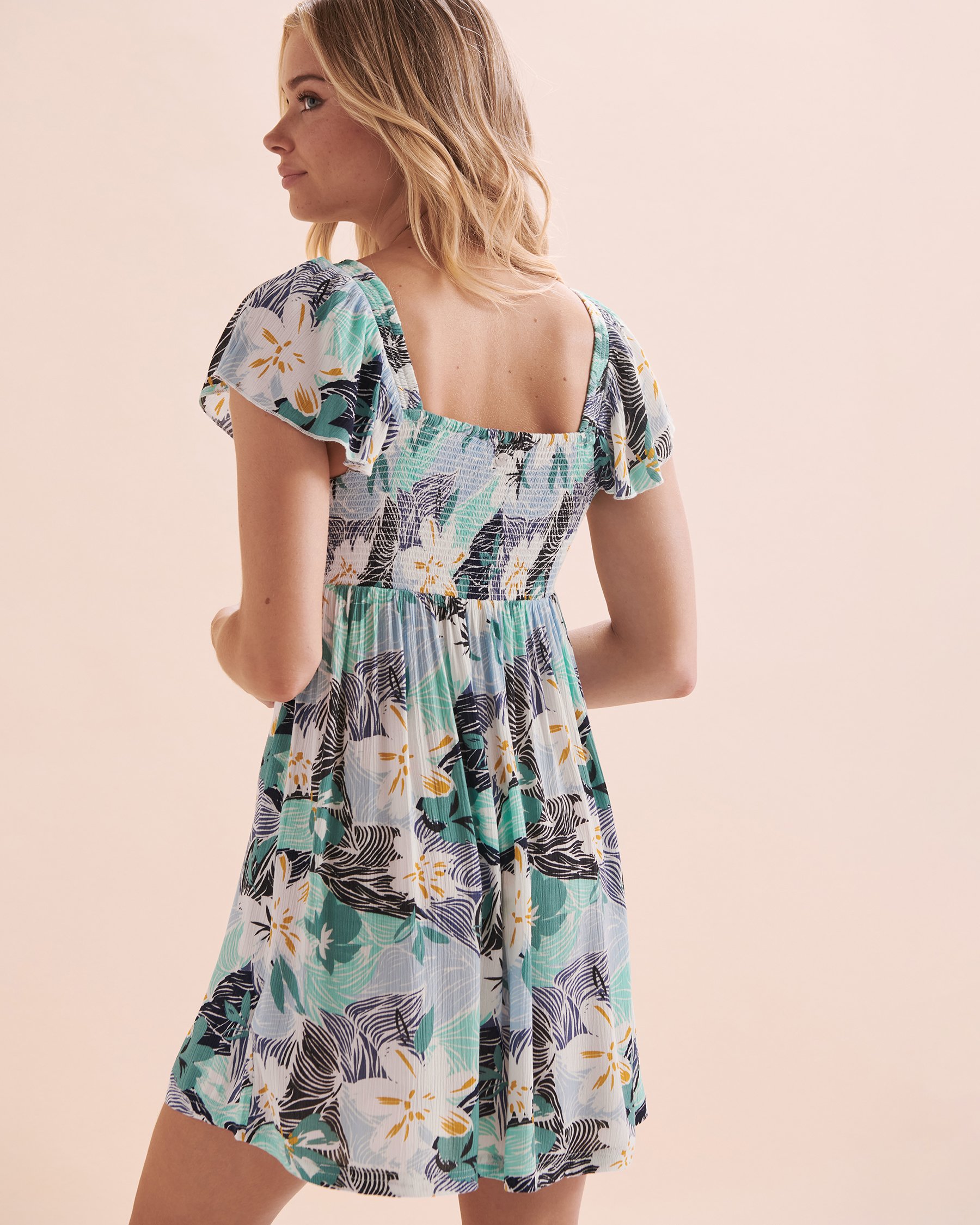 ROXY Ocean View Short Dress Infinity Blue RD10407AB9RK - View2