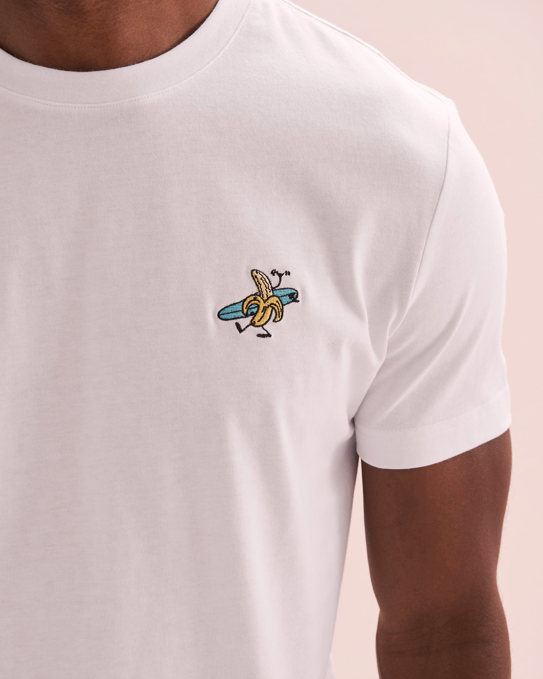 BERMIES Surf Banana T-shirt White SURF BANANA - View6
