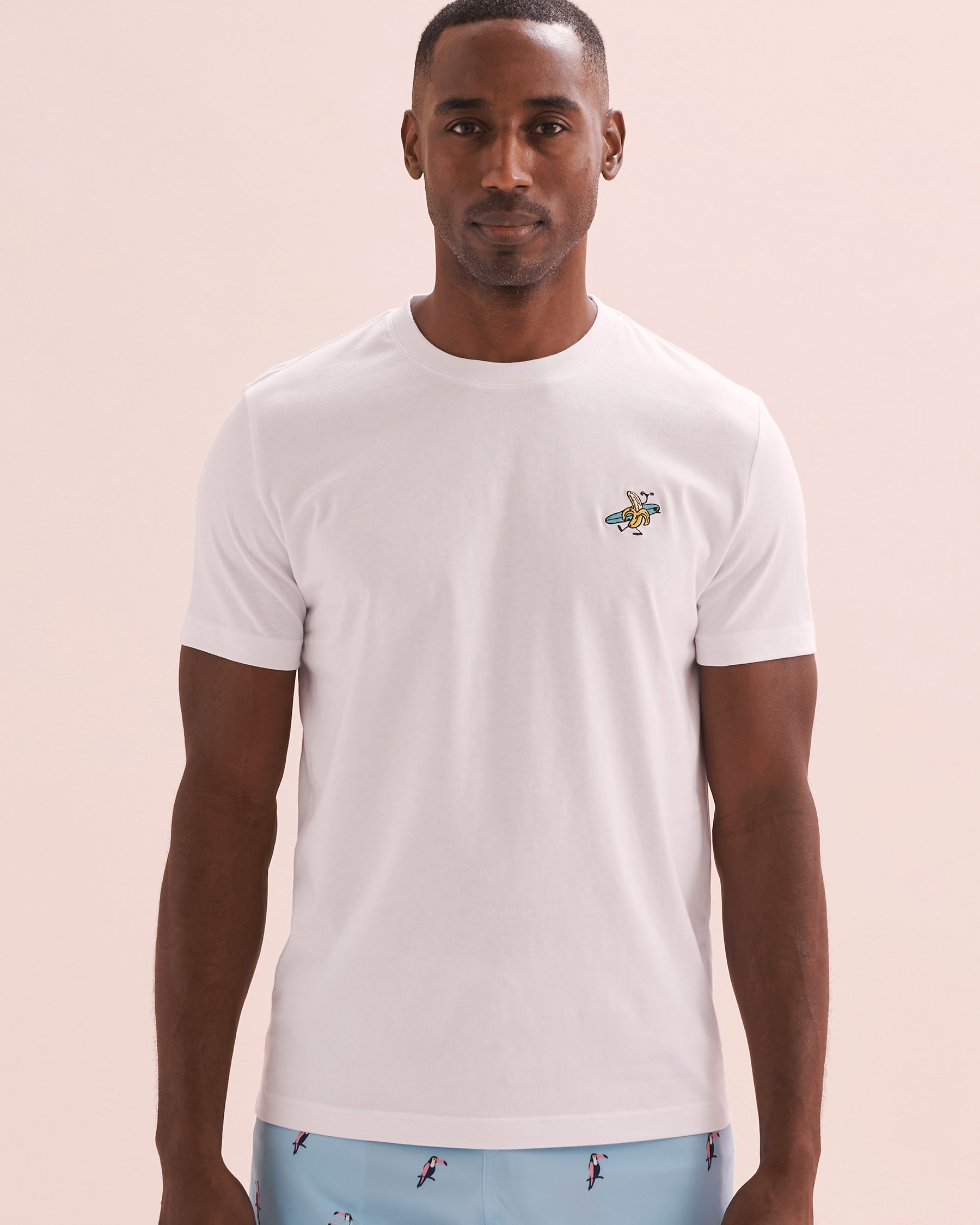 BERMIES Surf Banana T-shirt White SURF BANANA - View7
