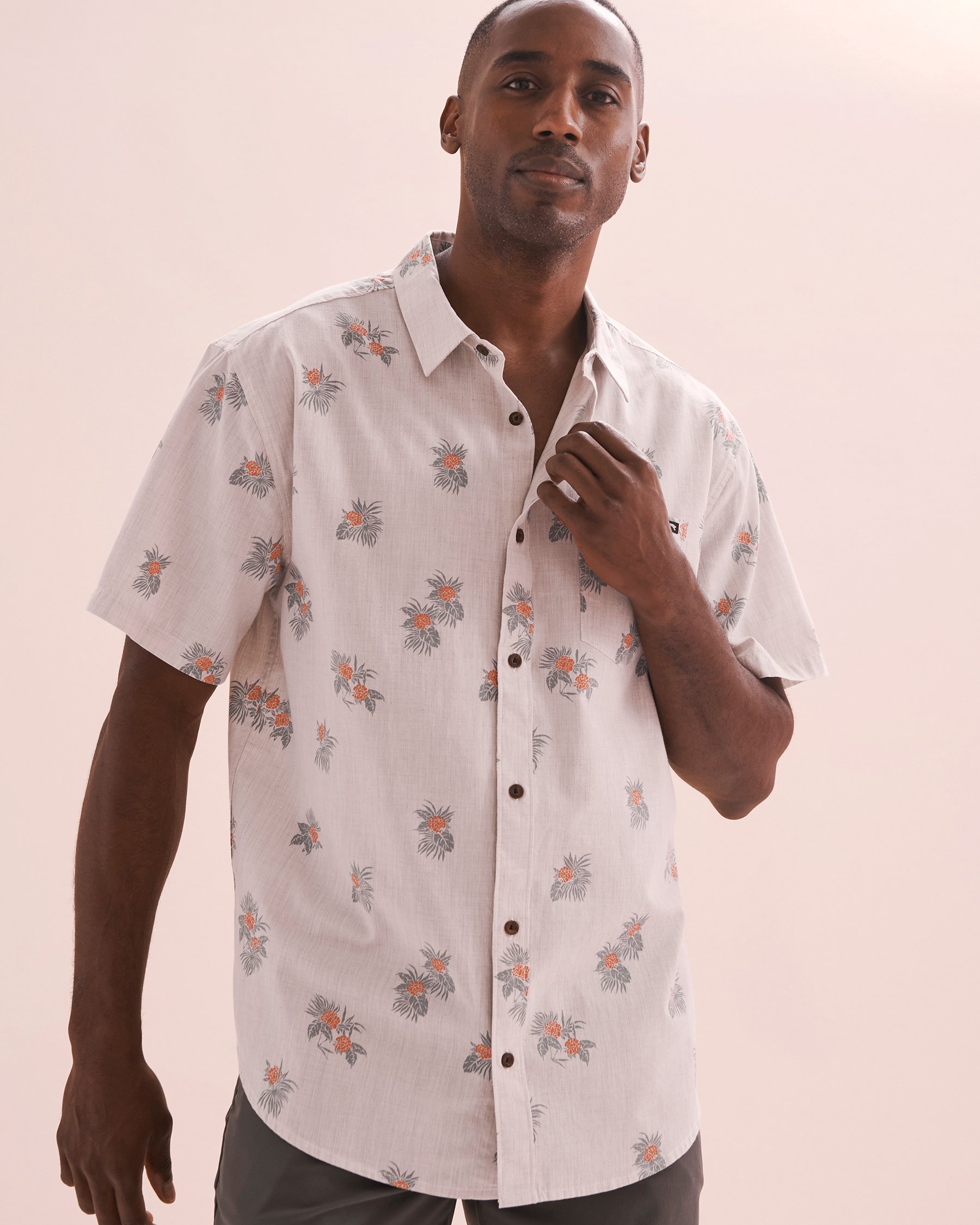 BILLABONG Sundays Mini Short Sleeve Shirt Grey Chino ABYWT00232 - View1