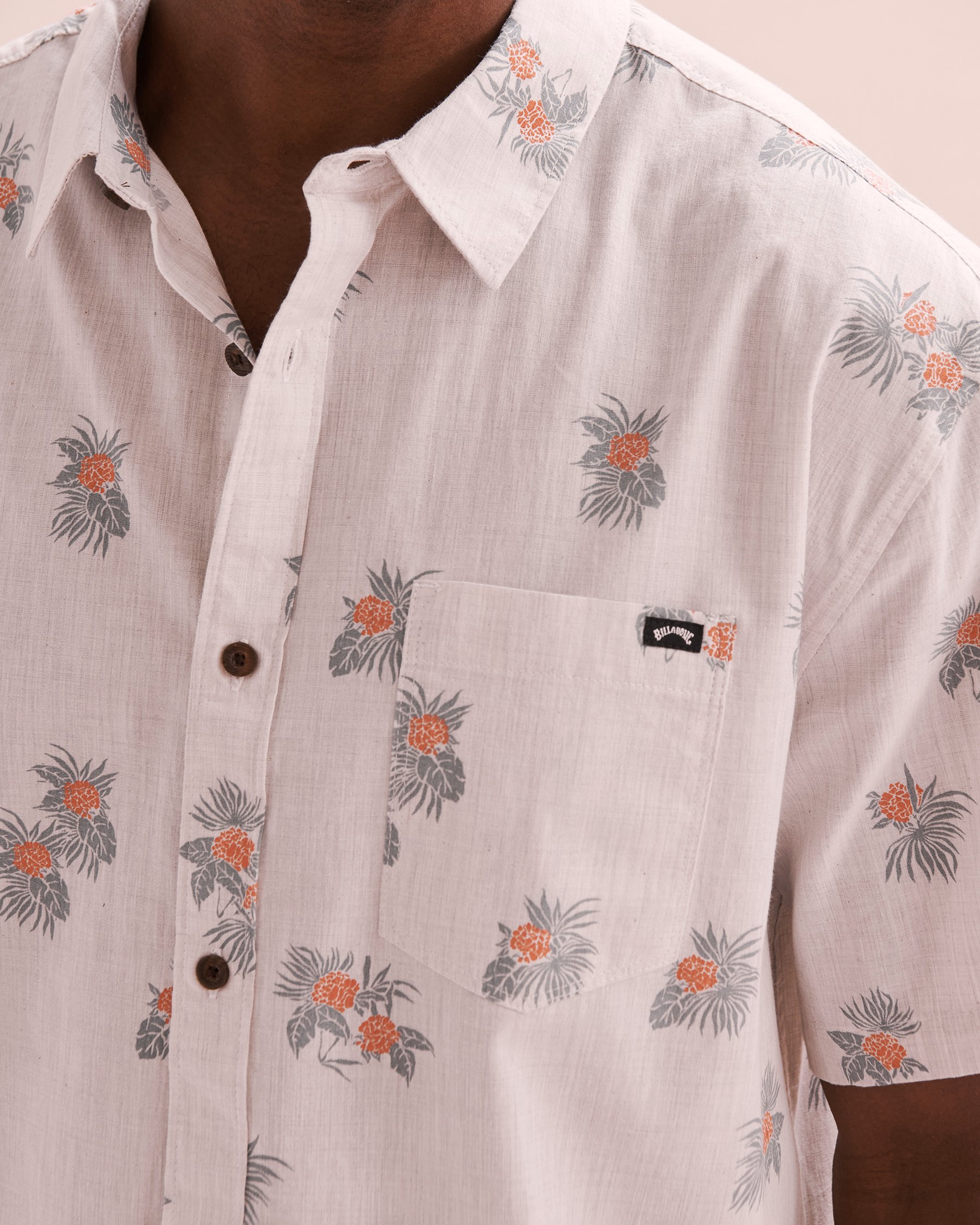 BILLABONG Sundays Mini Short Sleeve Shirt Grey Chino ABYWT00232 - View3