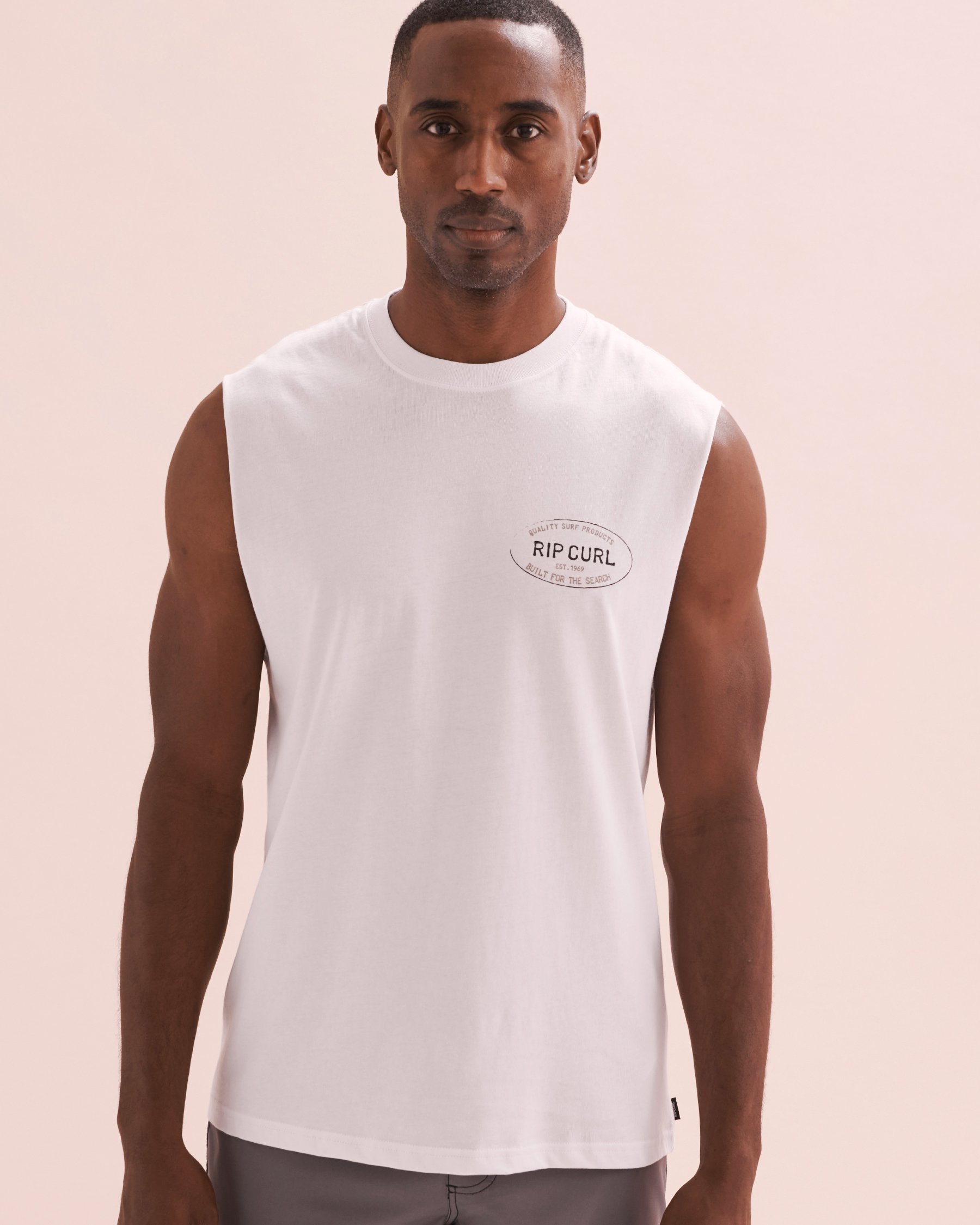 RIP CURL Hallmark Muscle Tank Top White 0L0MTE - View4