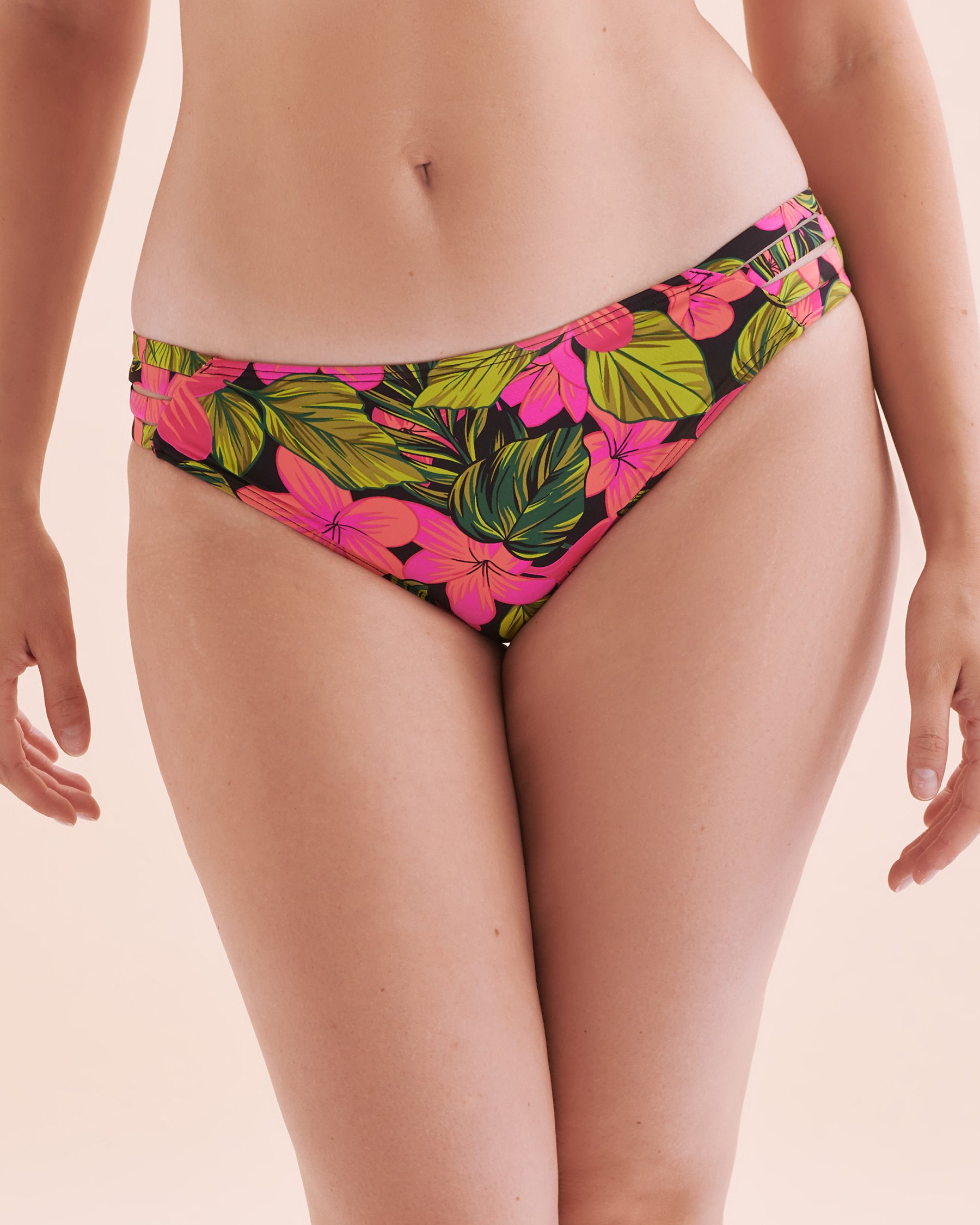 EAU DE SEA Tropic Bliss Low-rise Bikini Bottom Pink Tropic Bliss 01300343 - View4