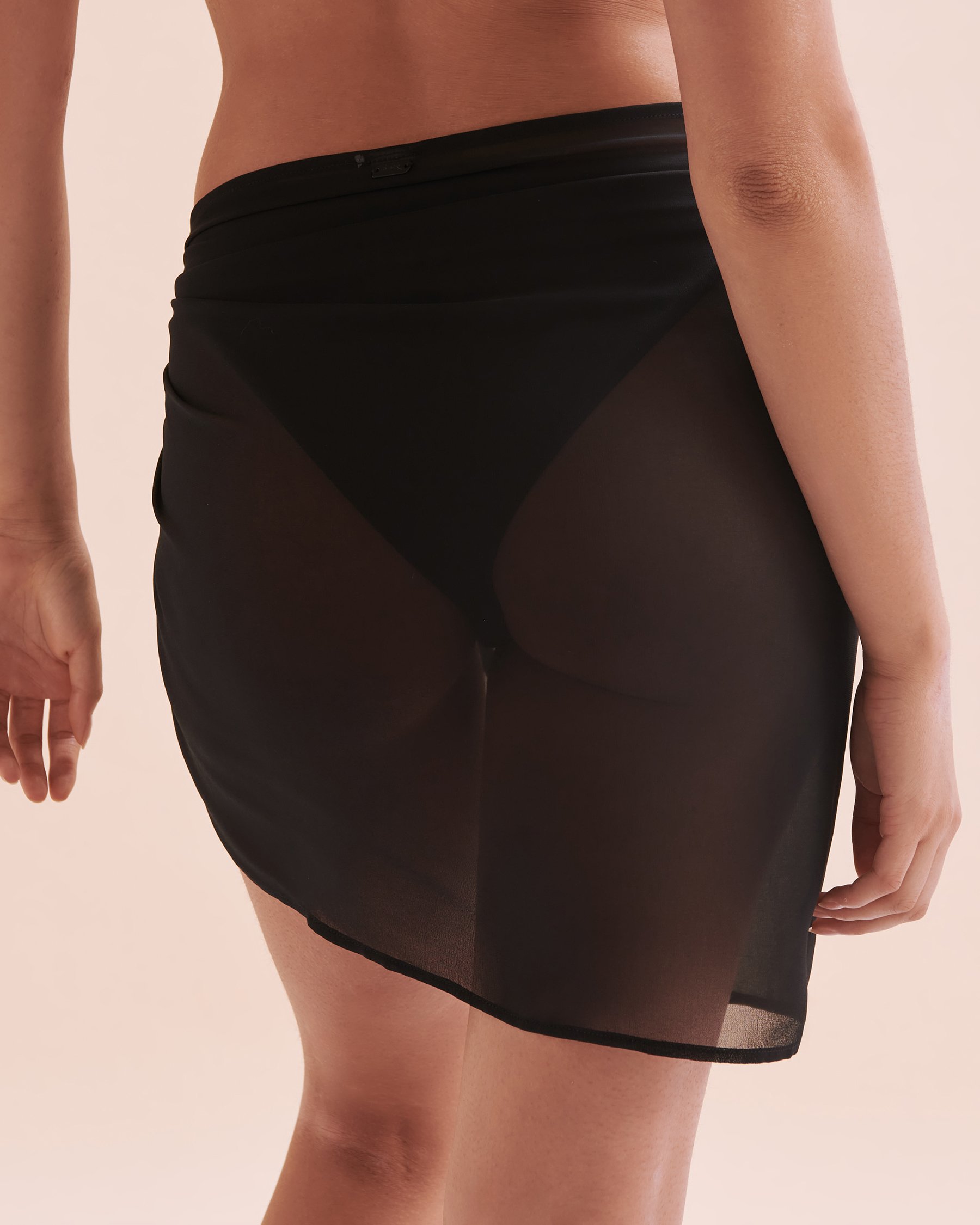 TROPIK Short Chiffon Pareo Black 02200069 - View2