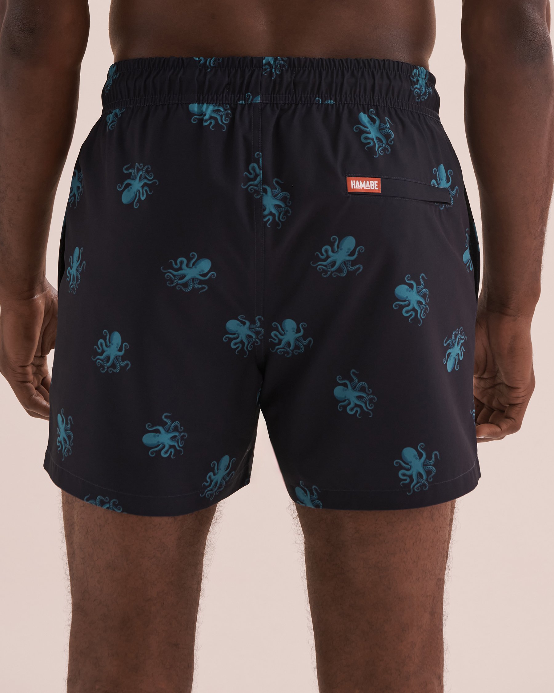 HAMABE Volley Swimsuit Blue Octopus 03100037 - View5