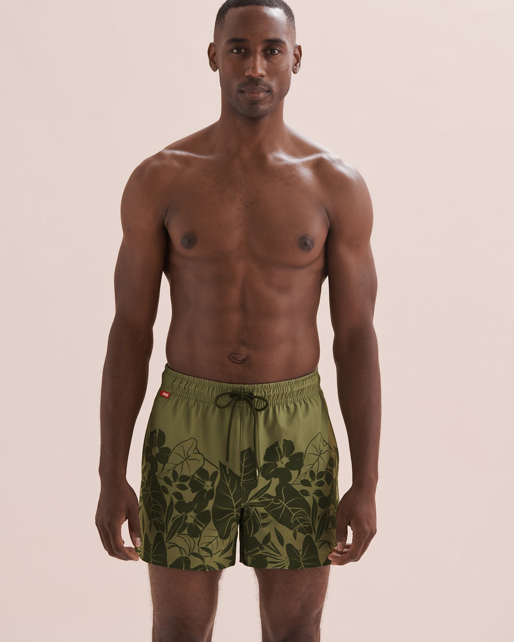 HAMABE Volley Swimsuit Green Jungle 03100037 - View5