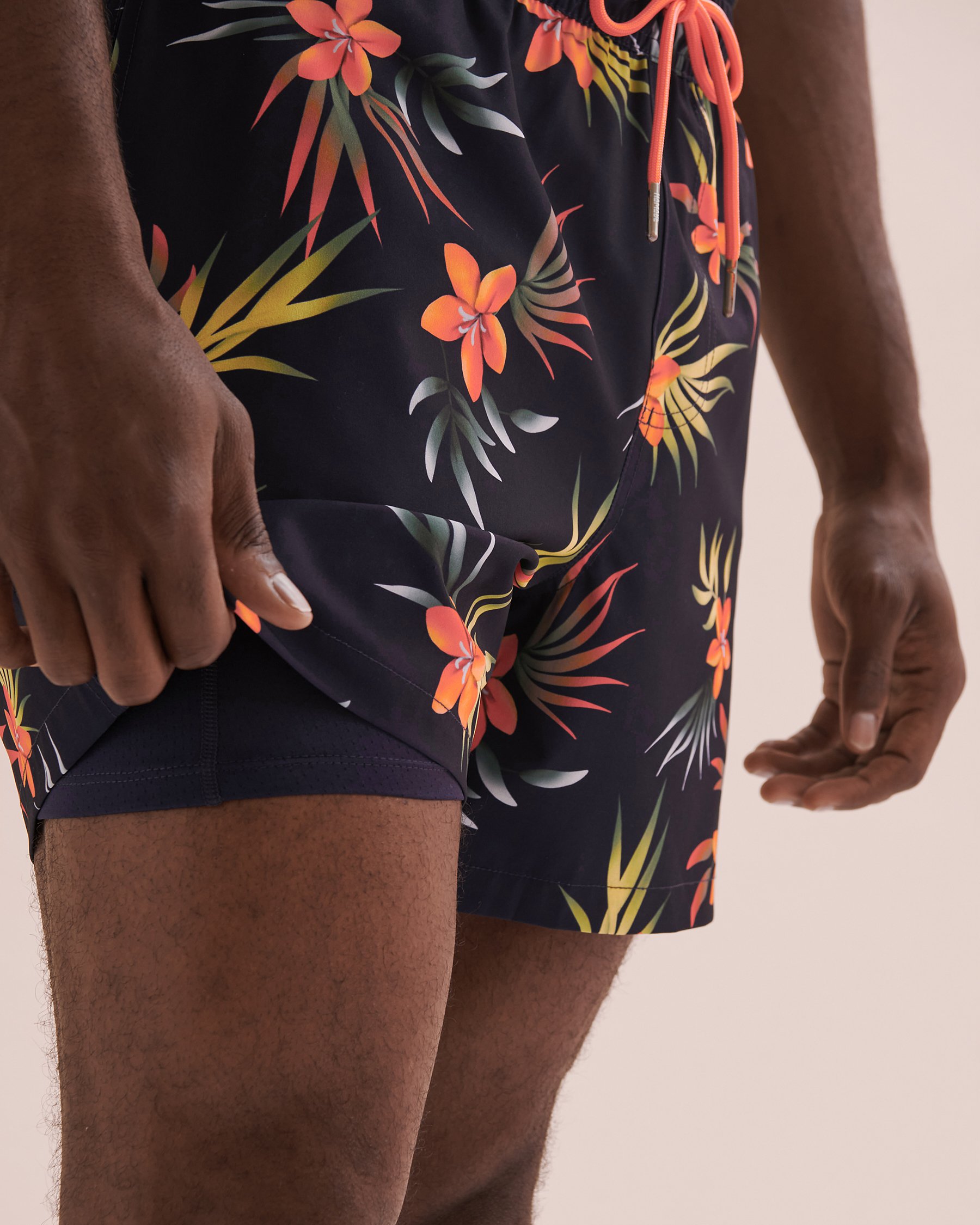 HAMABE Maillot volley Bleu marine/Tropiques 03100036 - View2