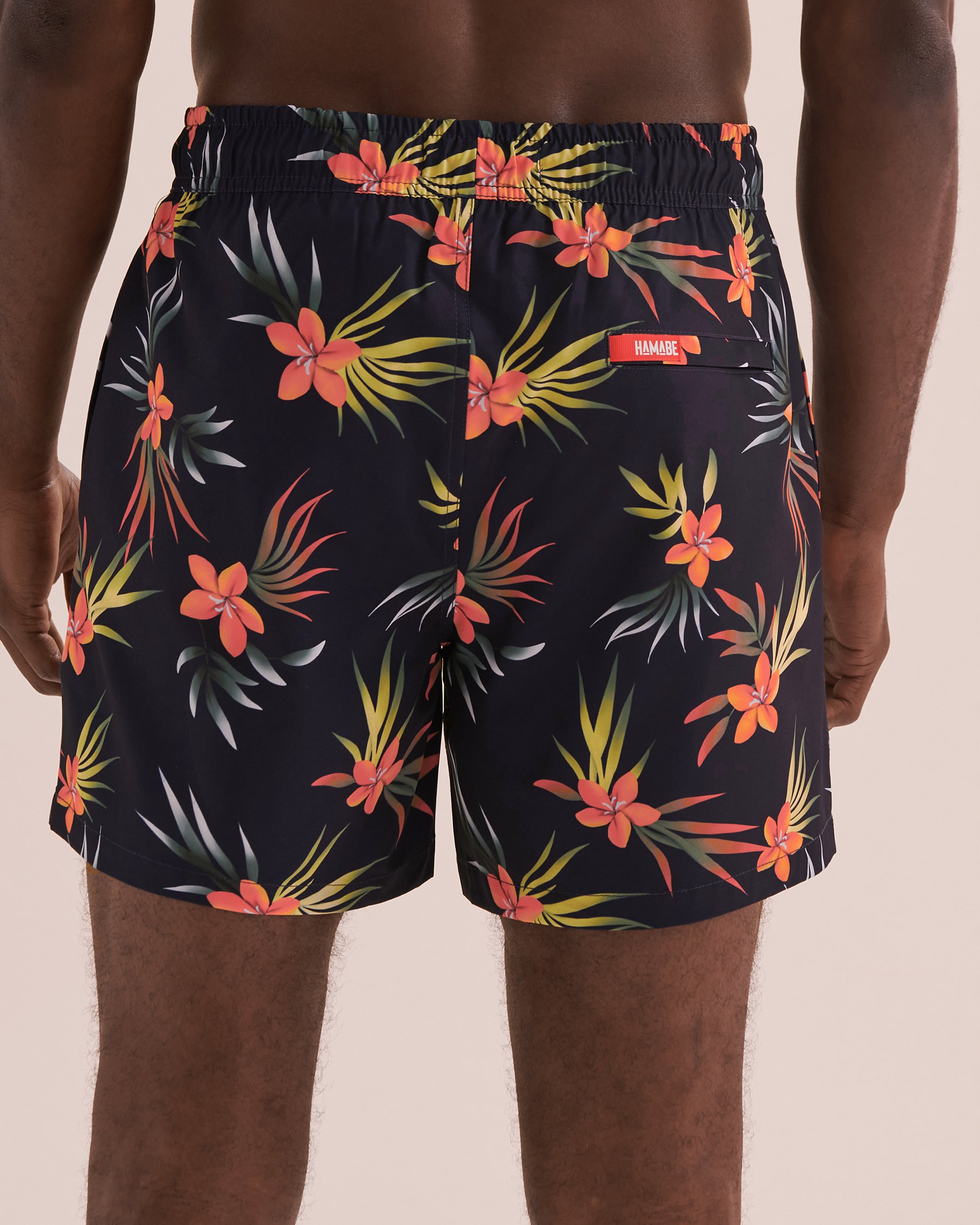 HAMABE Maillot volley Bleu marine/Tropiques 03100036 - Voir4