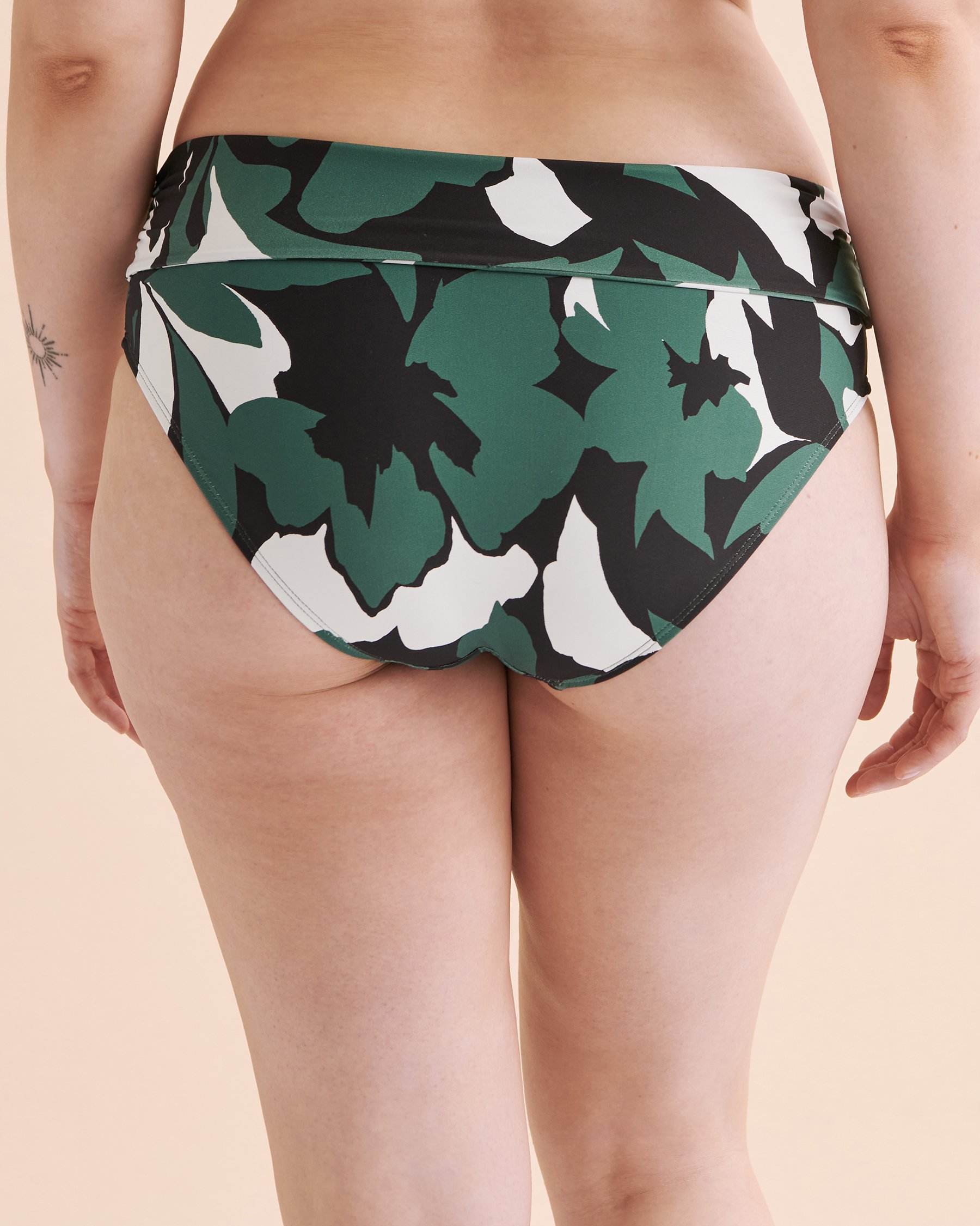 ANNE COLE Desert Bloom High Waist Bikini Bottom Multicolor 24MB36074 - View2
