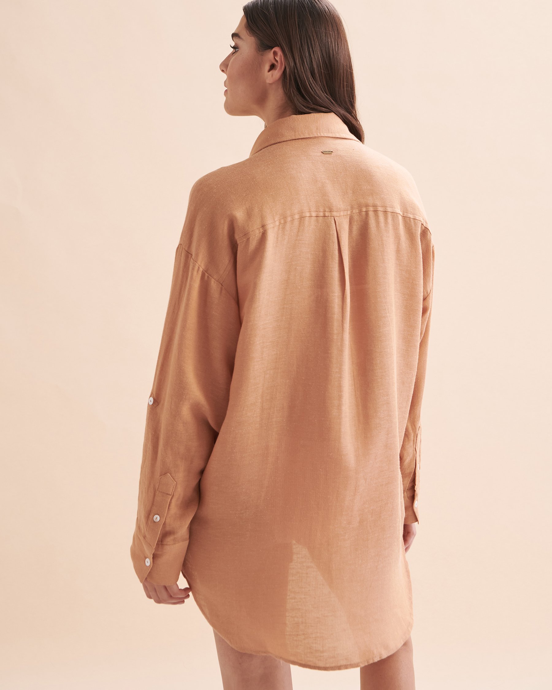 RIP CURL Premium Surf Sleeve Button-down Shirt Toffee  024WSH - View2