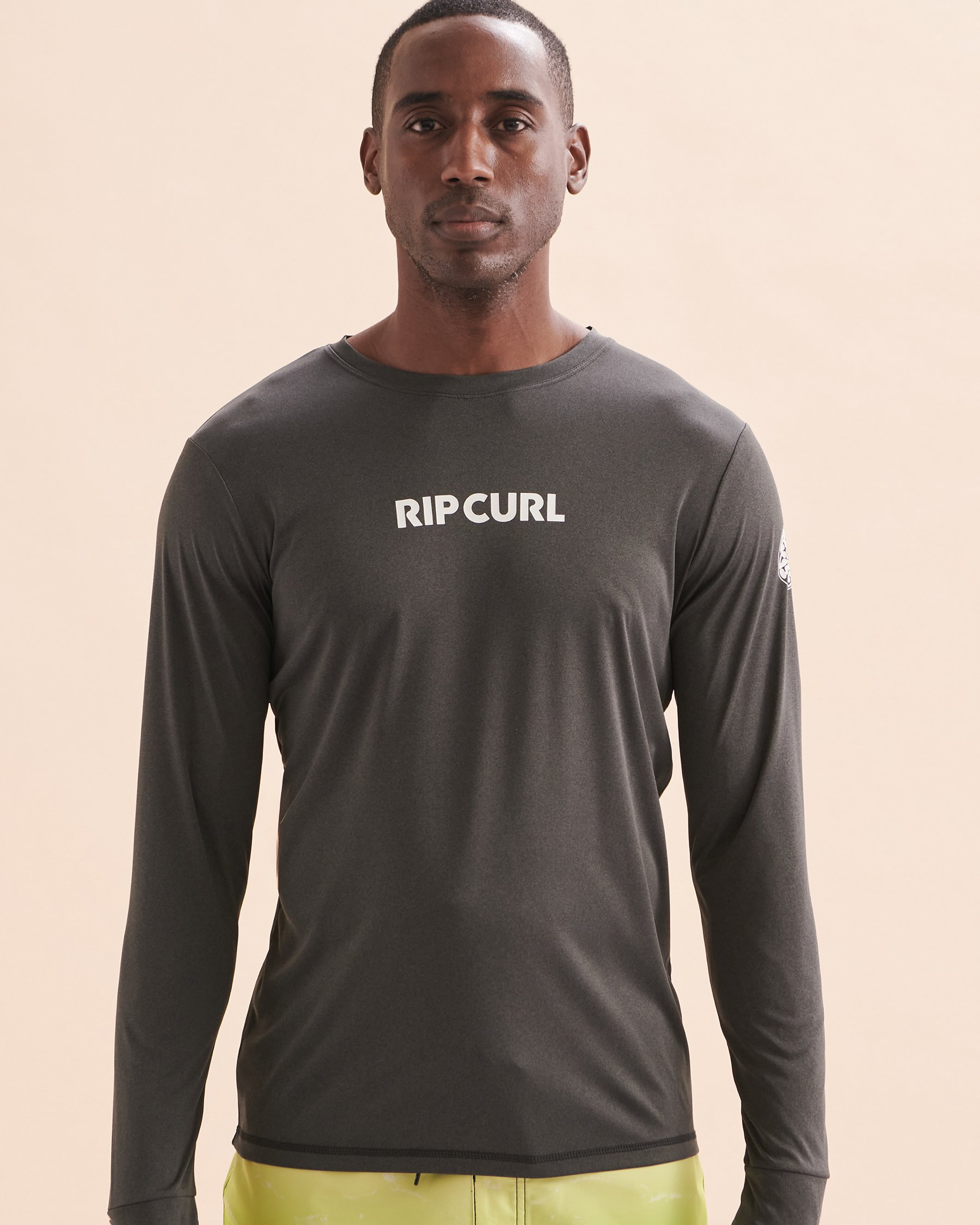 RIP CURL Dawn Patrol Long Sleeve UV Rashguard Black 151MRV - View4