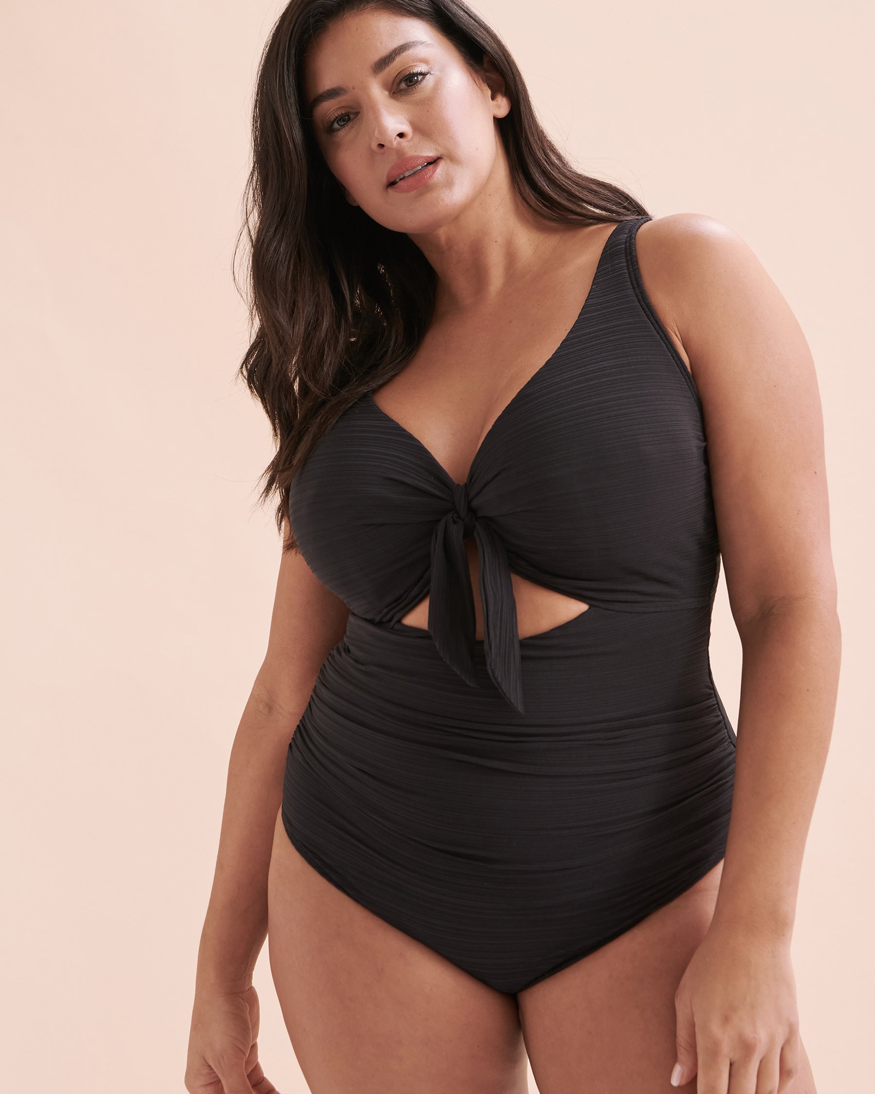 ARTESANDS Aria Cezanne D/DD Cup Cut-out One-piece Swimsuit Black AT1763GA - View6
