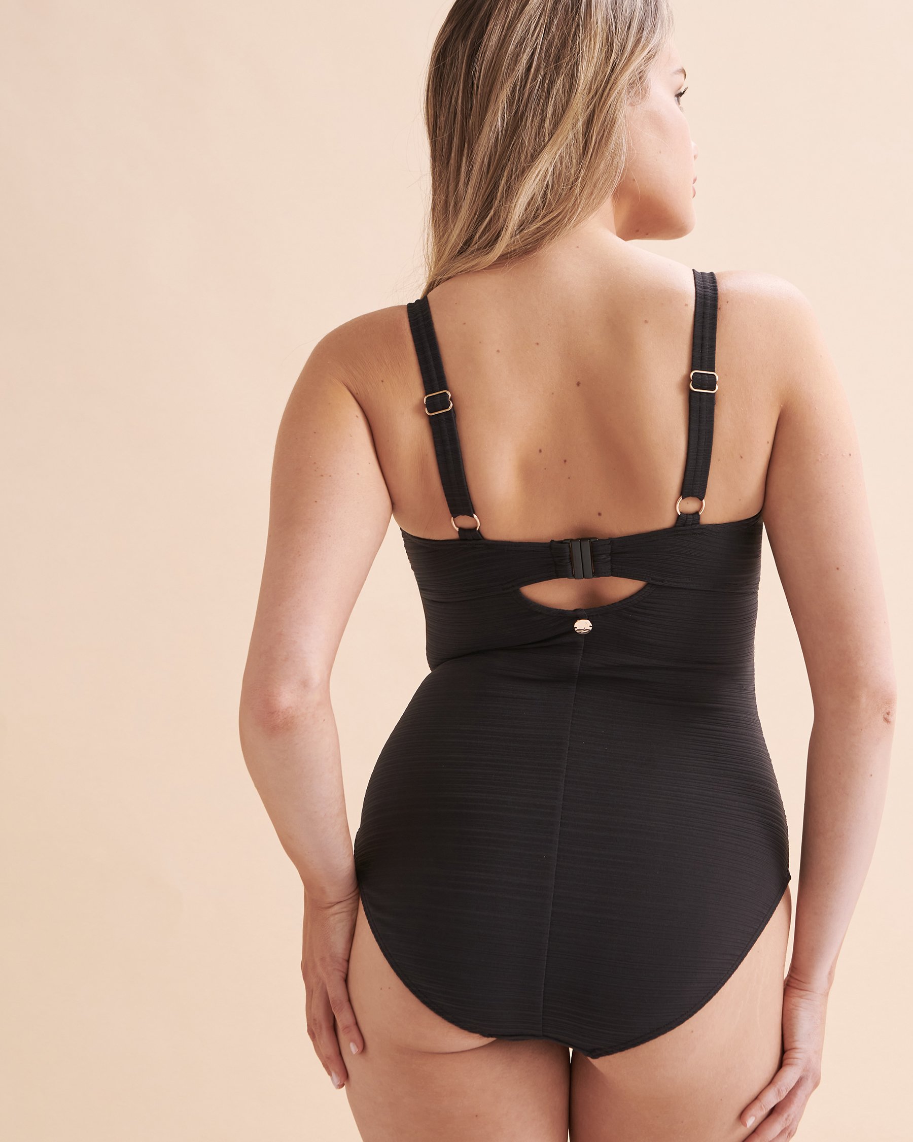 ARTESANDS Aria Cezanne D/DD Cup Cut-out One-piece Swimsuit Black AT1763GA - View4