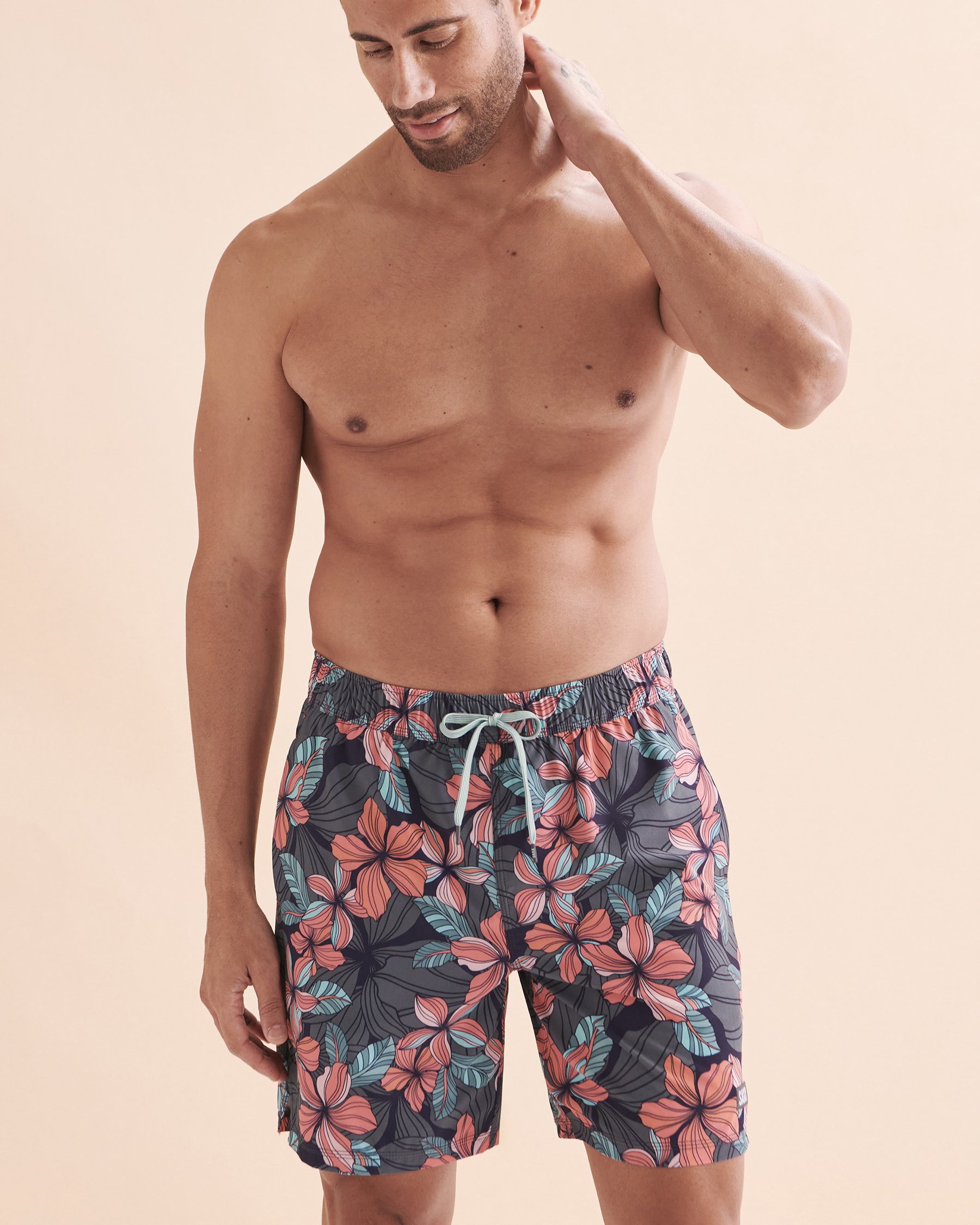 SAXX Oh Buoy Volley Swimsuit Maritime Jungle SXSW04L - View4