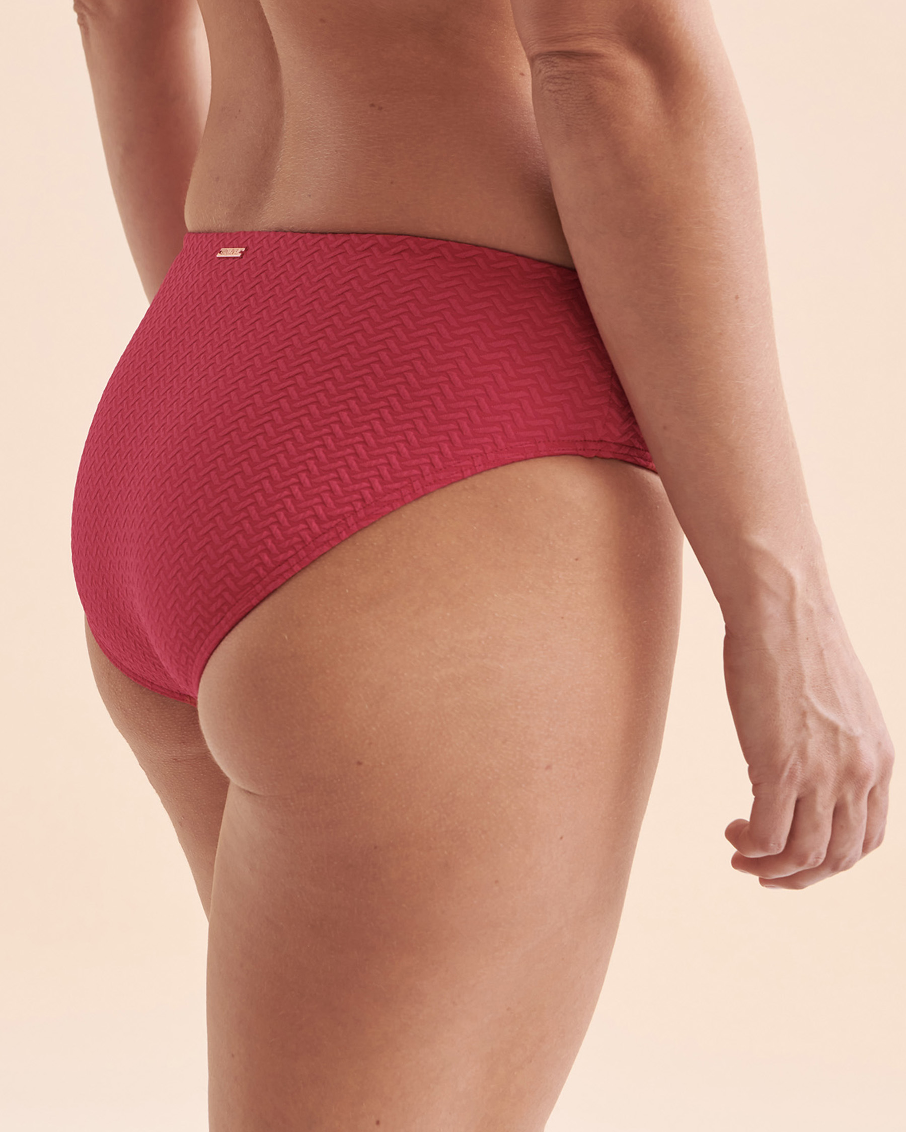 SEA LEVEL Mid Rise Bikini Bottom Raspberry SL4015NV - View3