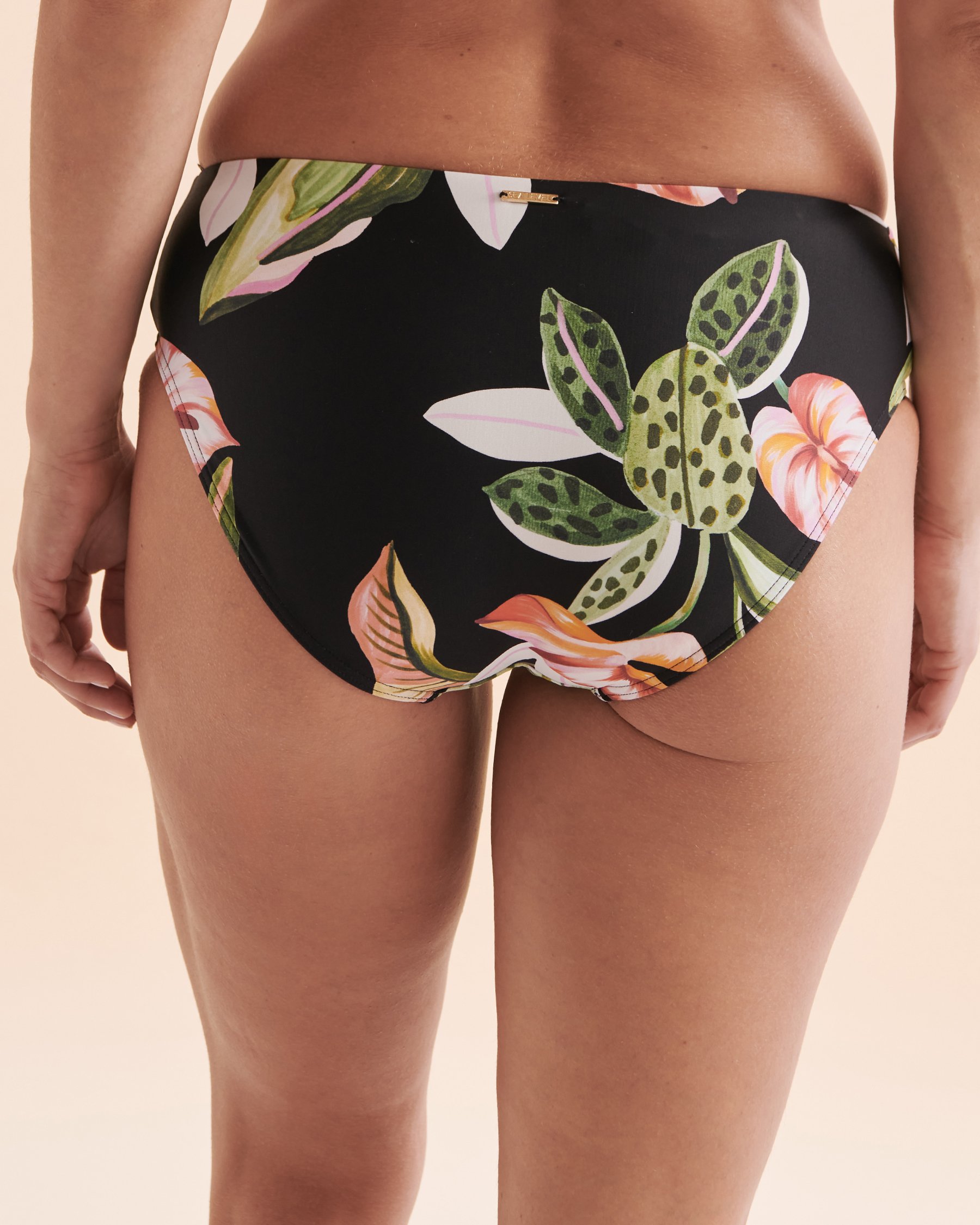 SEA LEVEL Bas de bikini Sundown Tropical noir SL4015SD - View2