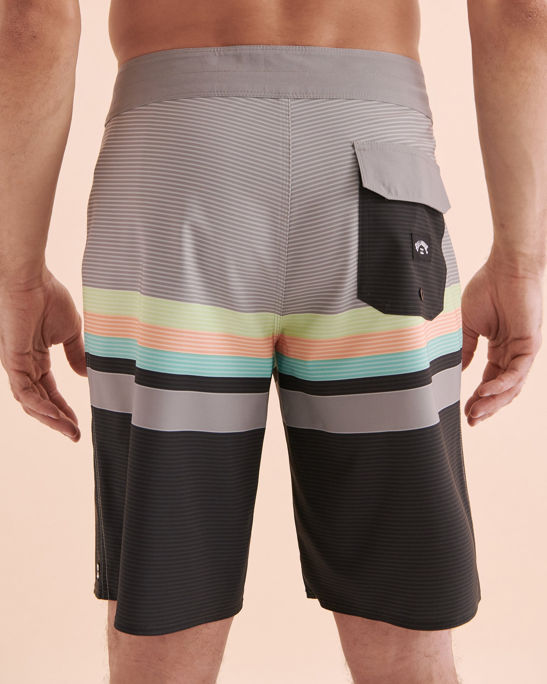 BILLABONG All Day Stripe Pro Boardshort Swimsuit Graphite ABYBS00462 - View3